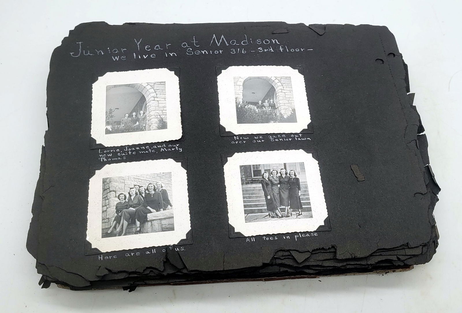 Loose Album Pages w Snapshots - Madison School May Day Class Trip to Arlington Snow Scenes Dogs (1 of 13)