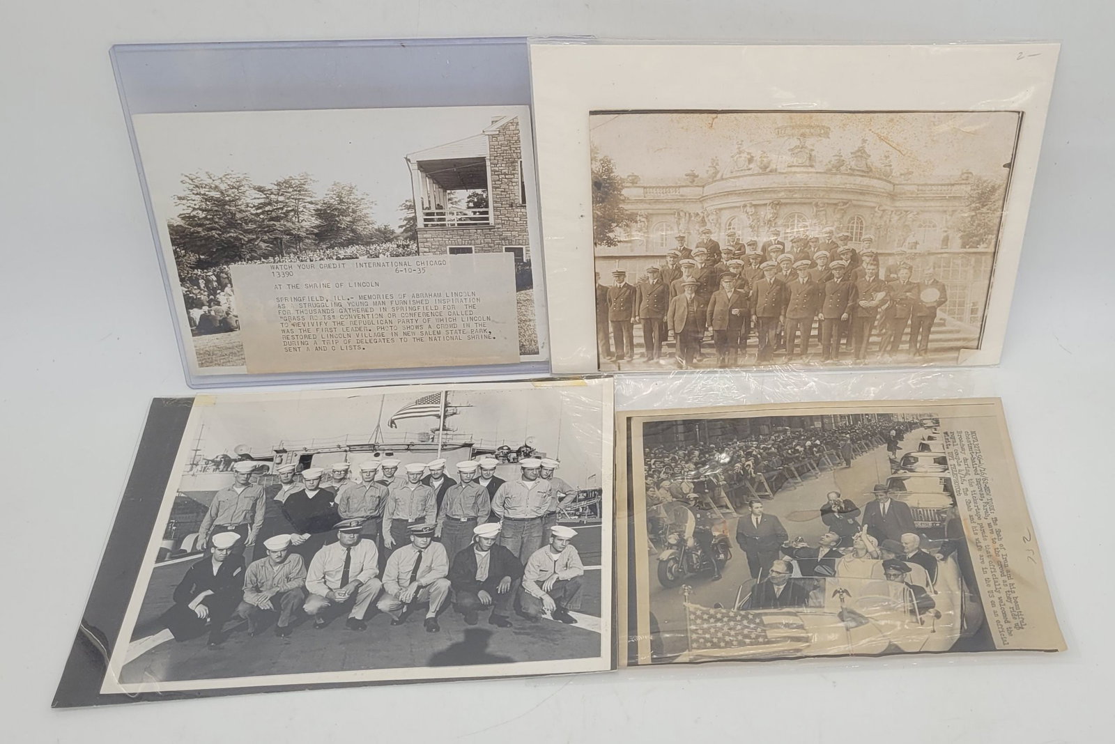 Photographs - Military Presidential & Royal Related Lincoln Shrine +: Photographs - Military, Presidential & Royal Related, Lincoln Shrine + -