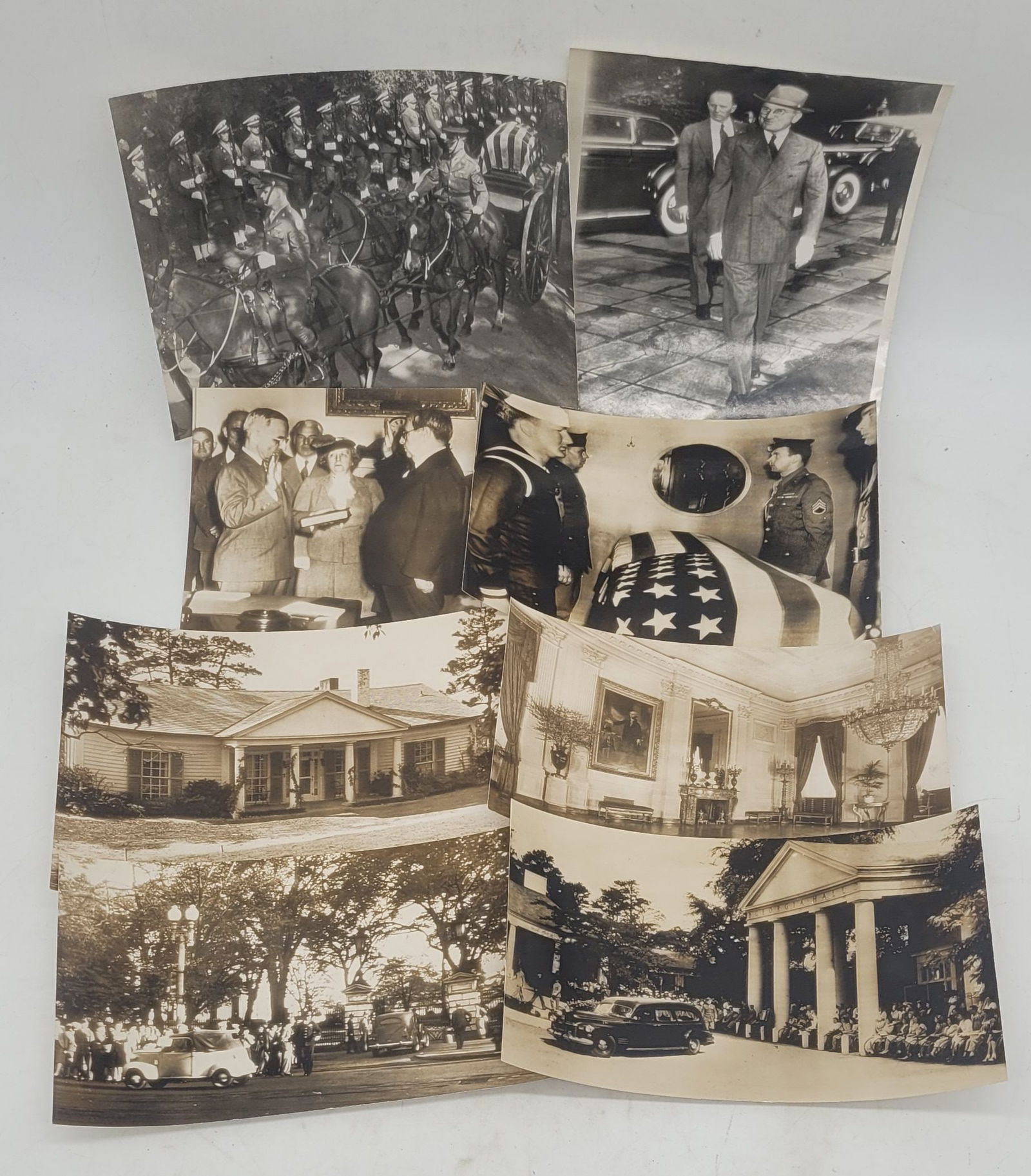 April 12 1945 Photos From Roosevelts Funeral & Trumans Swearing In (1 of 8)