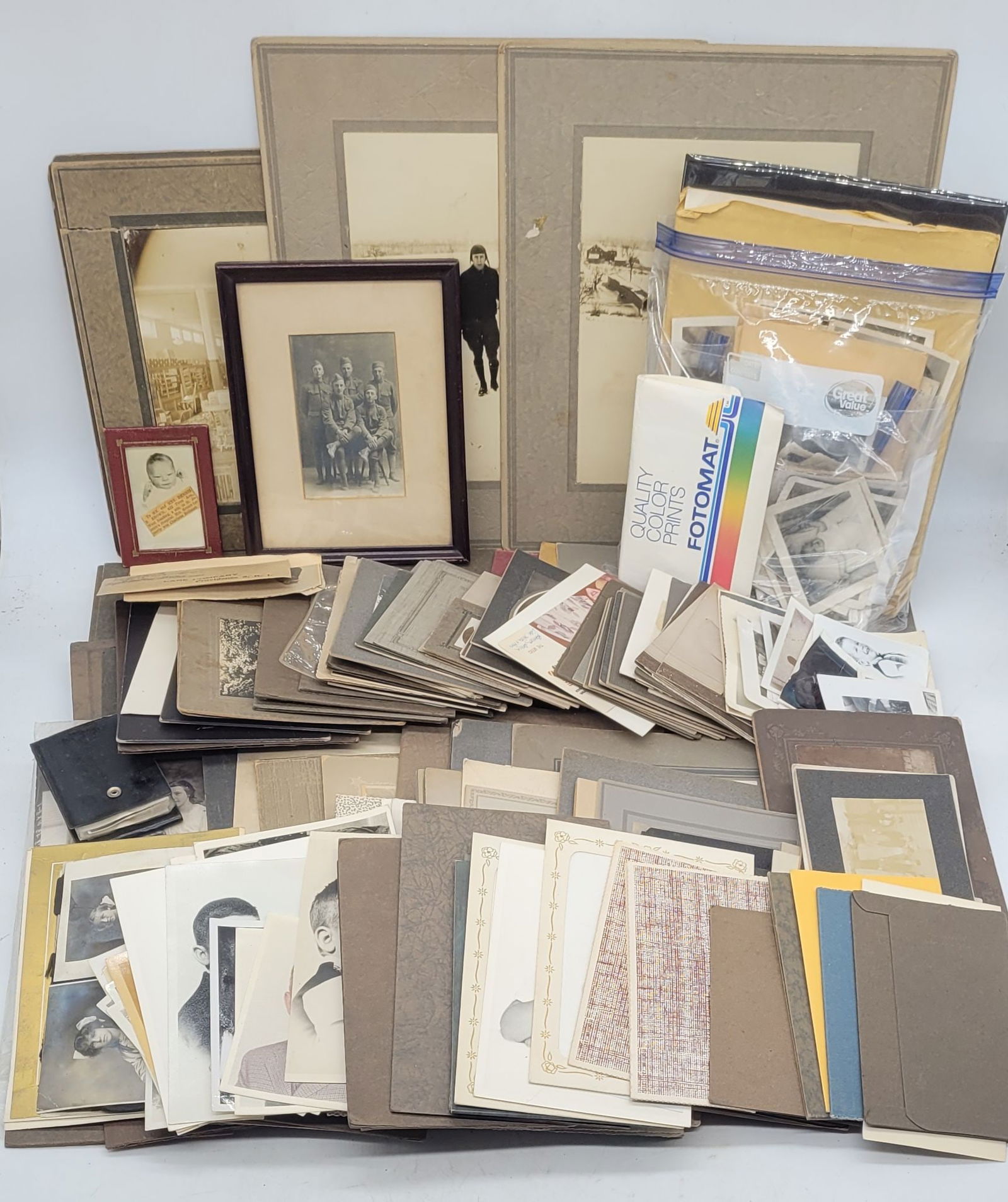 Bulk Lot of Photos on Board Mixed Content Over 11#s (1 of 15)