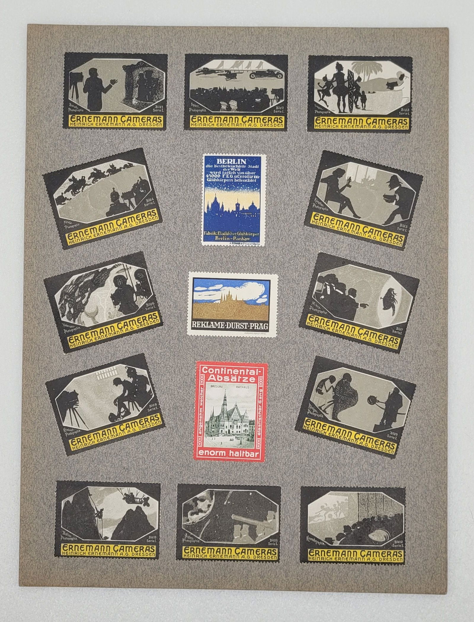 Ernemann Cameras German Poster Stamps & Other (1 of 6)