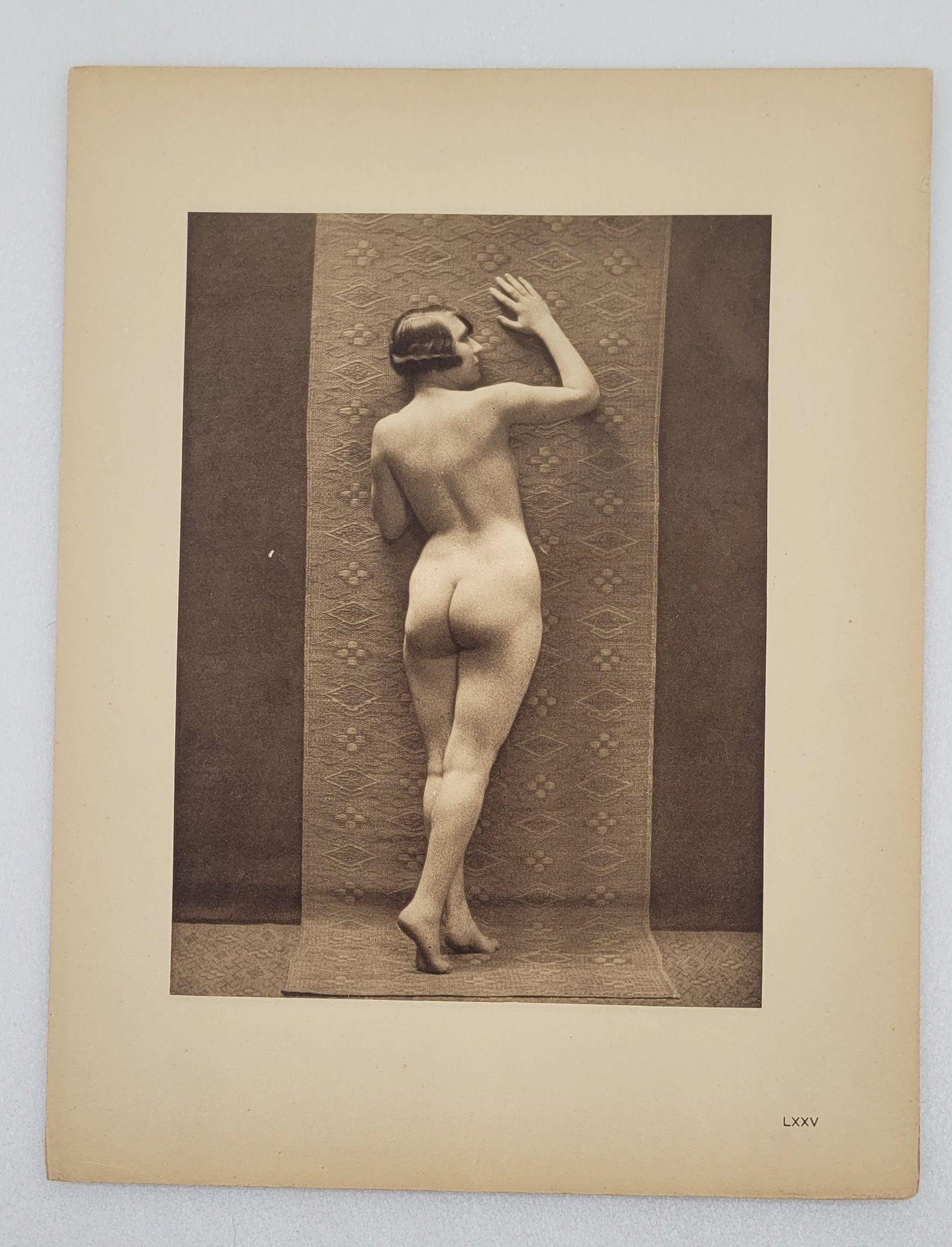 Art Deco Nude Photo Gravure of Woman LXXV: Art Deco Nude Photo Gravure of Woman LXXV - 9.75" by 12.75".