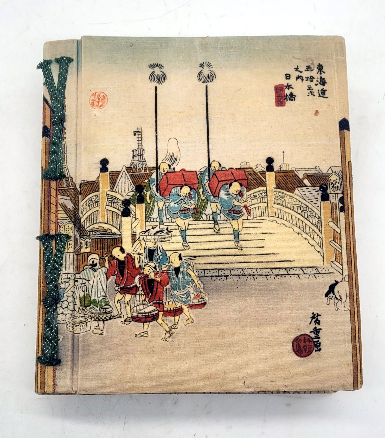 Album w Vintage Japanese Greeting Cards: Album w Vintage Japanese Greeting Cards -