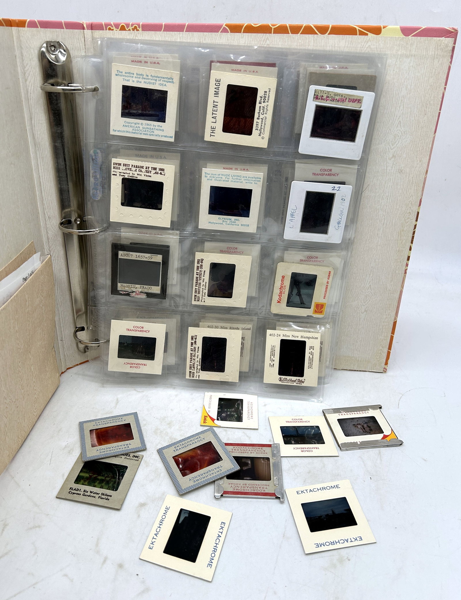 Album w 2X2 Slides - Miss USA Contestant & Other Nudes: Album w 2X2 Slides - Miss USA Contestant & Other Nudes - 2x2 slides