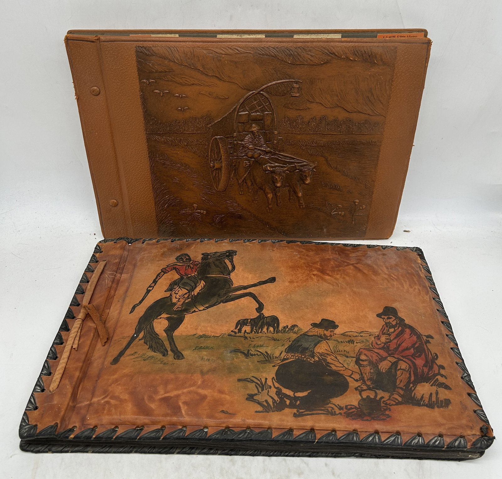 Scrapbook/Photo Albums (2) Coins Argentina Locations: Scrapbook/Photo Albums (2) Coins, Argentina Locations - 16.5" by 11.5".