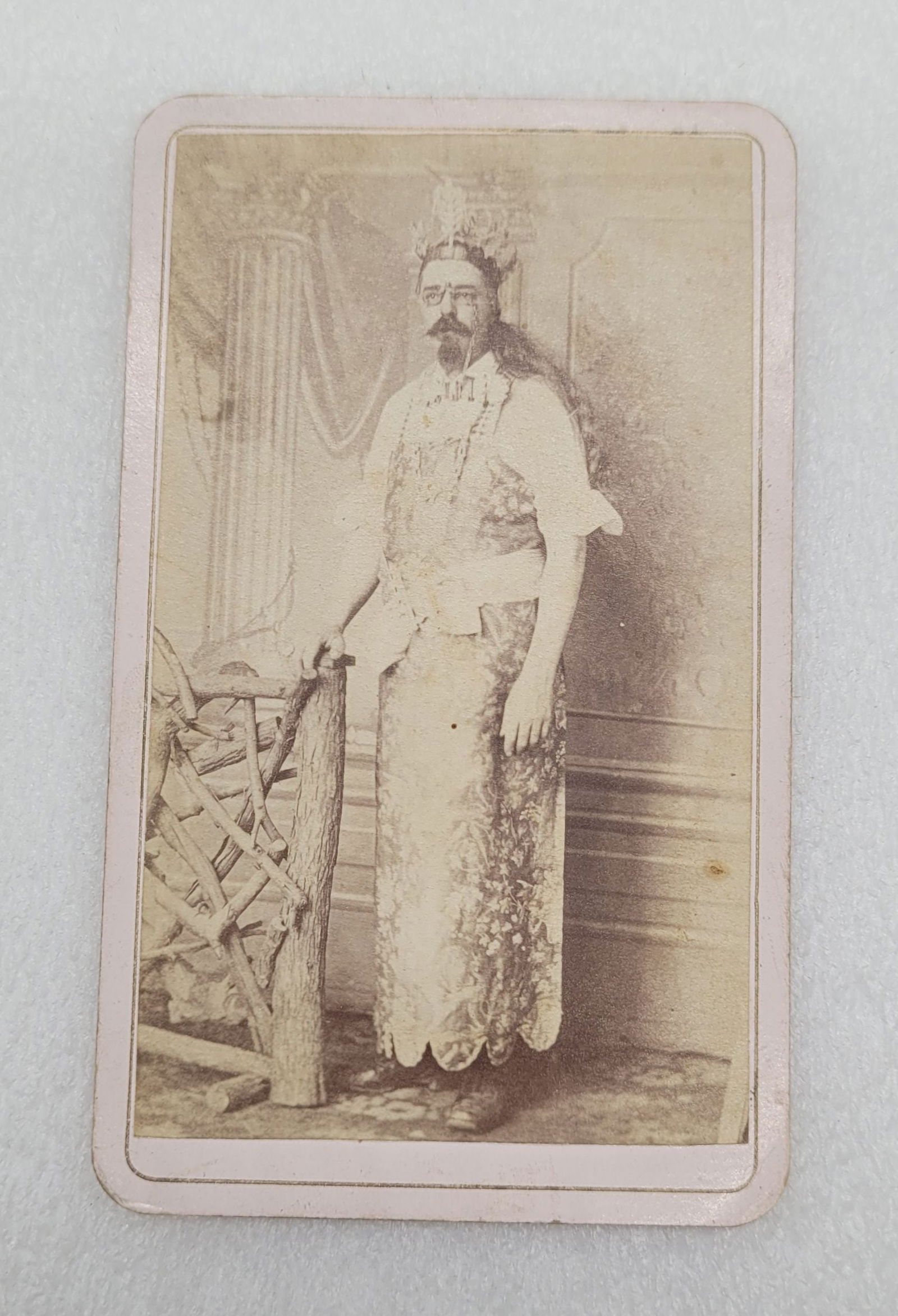 CDV of Circus Sideshow Freak or Performer (1 of 4)