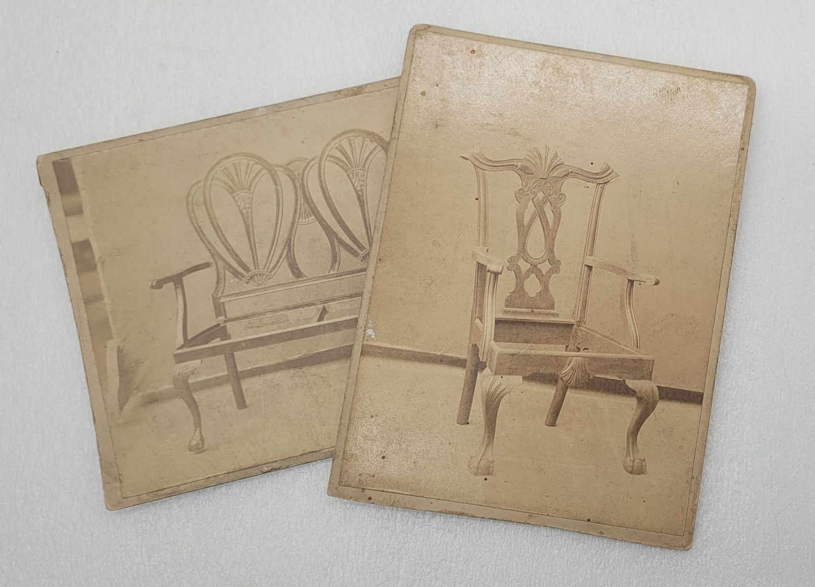 Photo On Board of George III Settee & Chippendale Armchair (1 of 7)