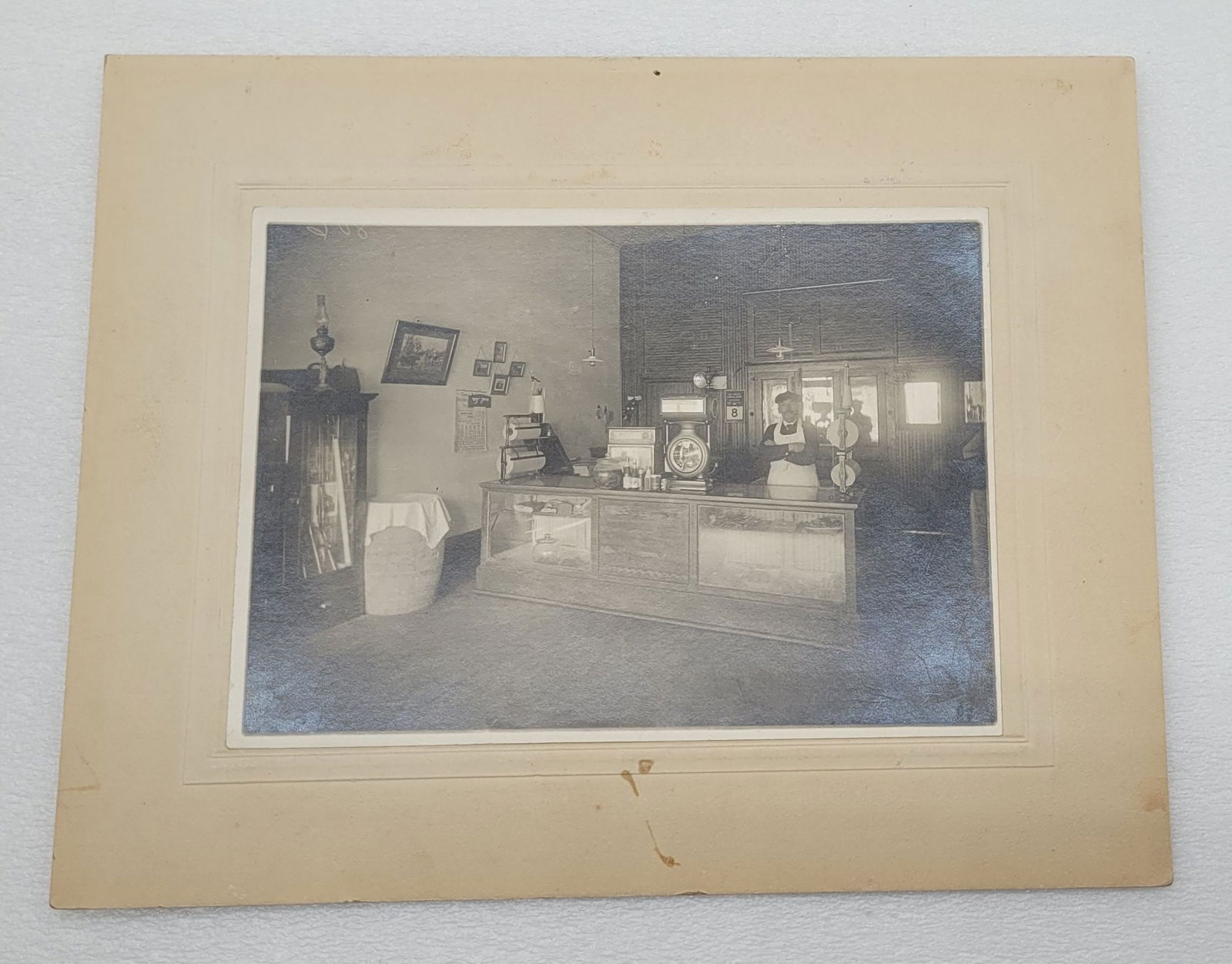 Occupational Photo on Board Ernest R. Sigmund Butcher 1914-15 (1 of 6)