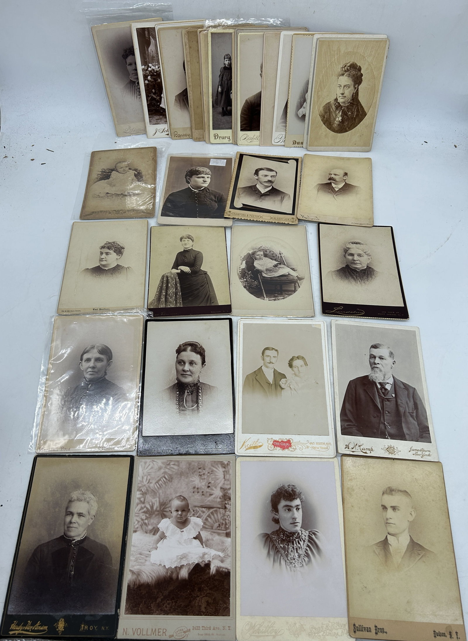 Cabinet Cards (30+) New York Photographers: Cabinet Cards (30+) New York Photographers - 4.25" by 6.5"