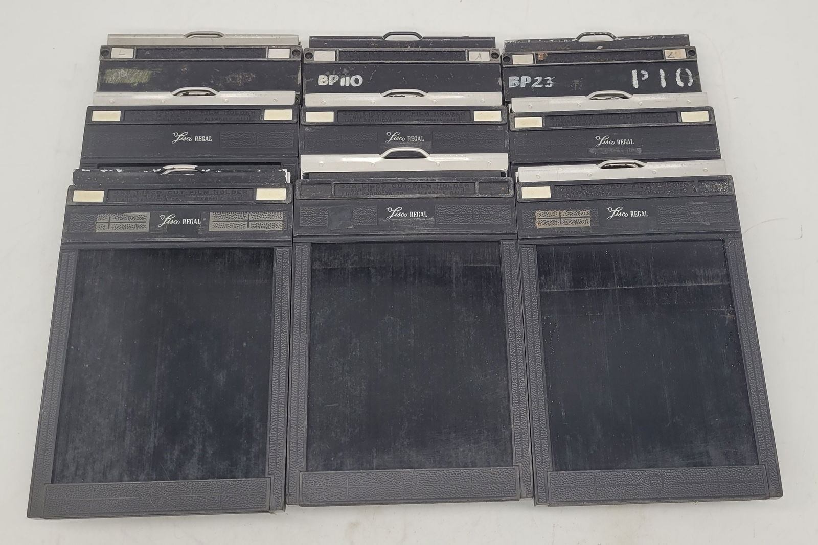 Lisco Regal 4X5 Cut Film Holders (9) Camera Sheet Film Holders Dark Slides (1 of 6)