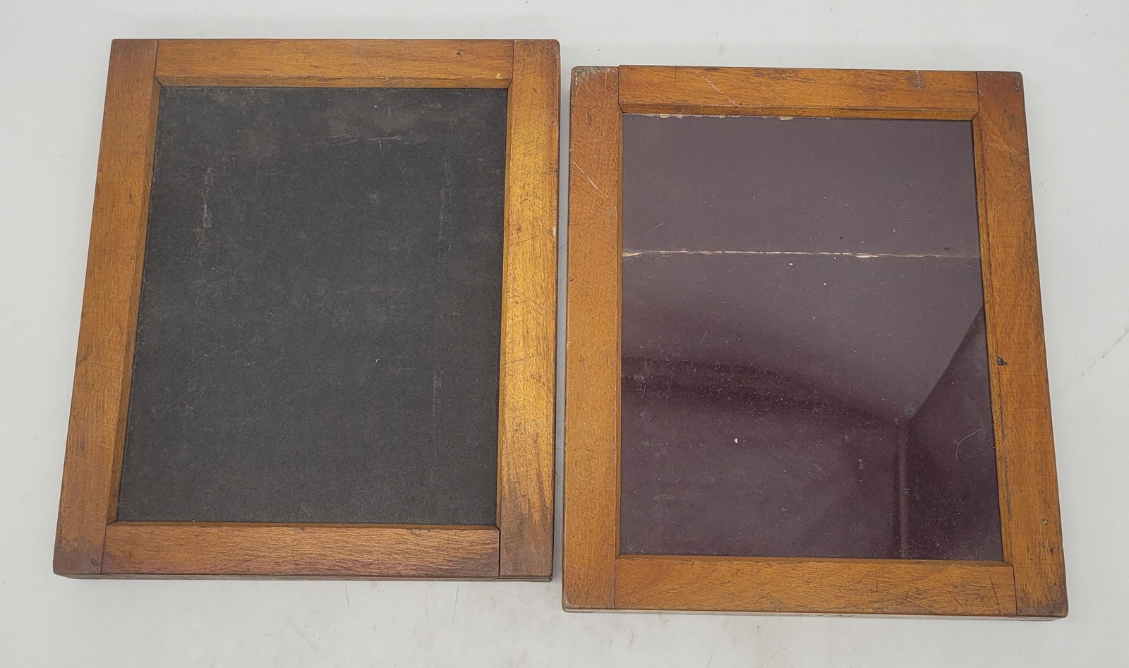 Eastman Kodak Wood Framed Holders 1 w Glass (2): Eastman Kodak Wood Framed Holders 1 w Glass (2) - 12" by 10".