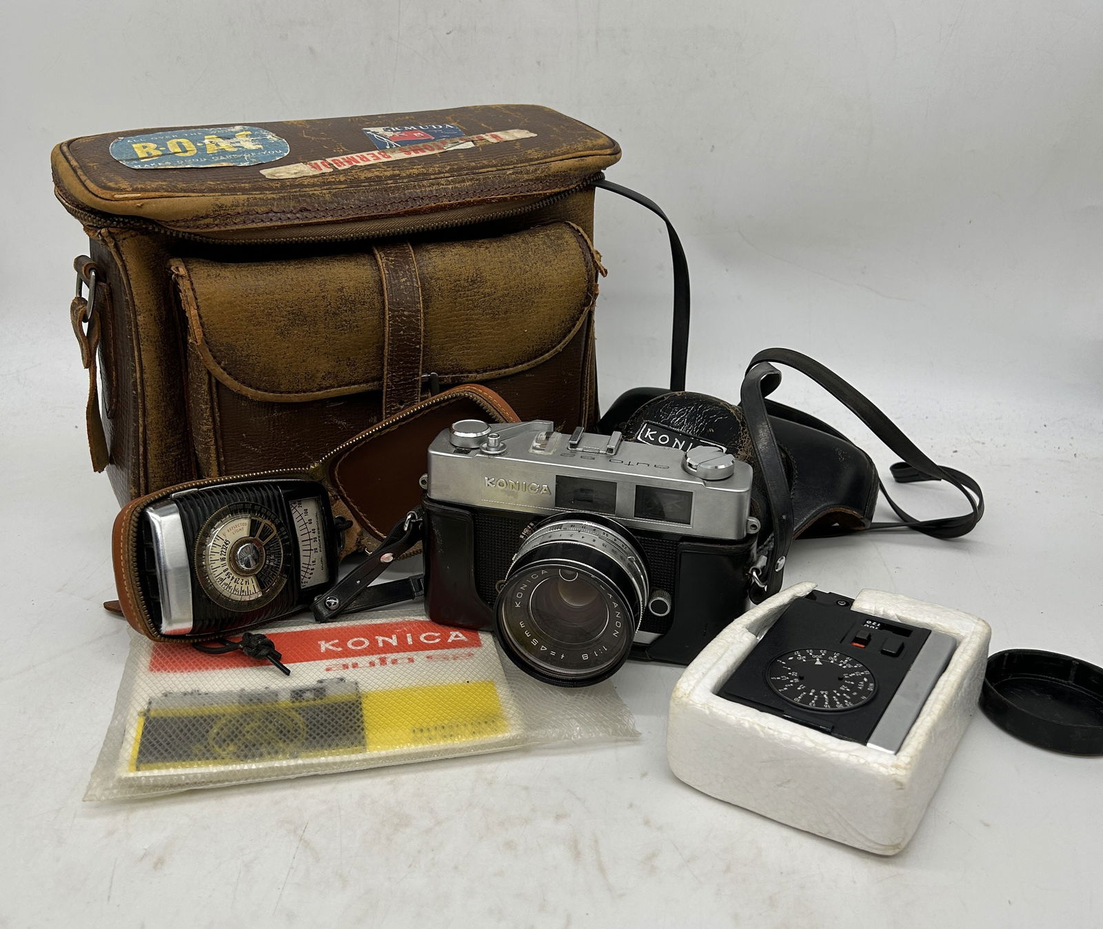 Konica Auto S2 Range Finder DeJur Light Meter Kako 818 HS (1 of 4)