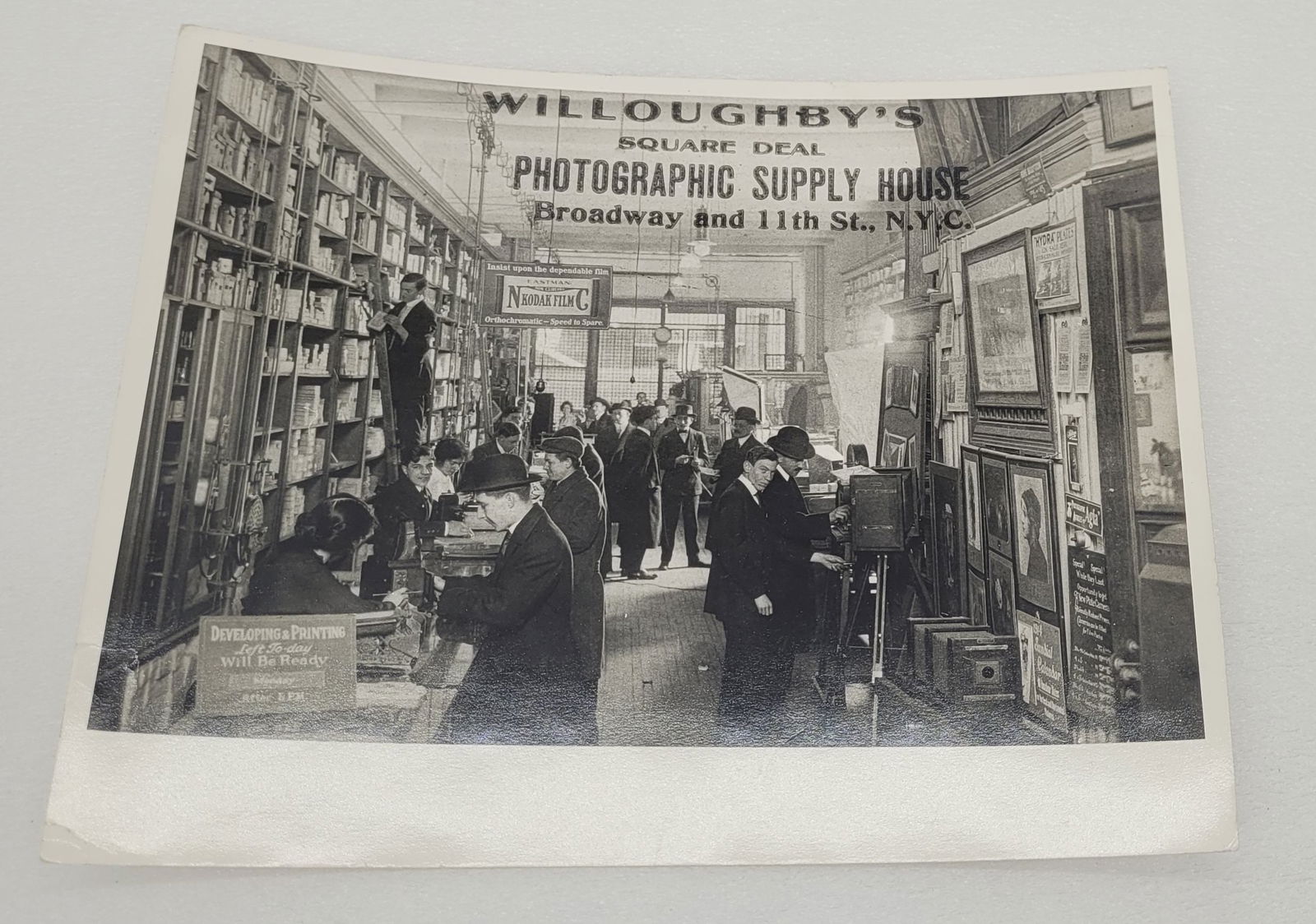 Willoughby's Photographic Supply House 8x10 Photo On Agfa Photo Paper: Willoughby's Photographic Supply House 8x10 Photo On Agfa Photo Paper - 8" by 10"