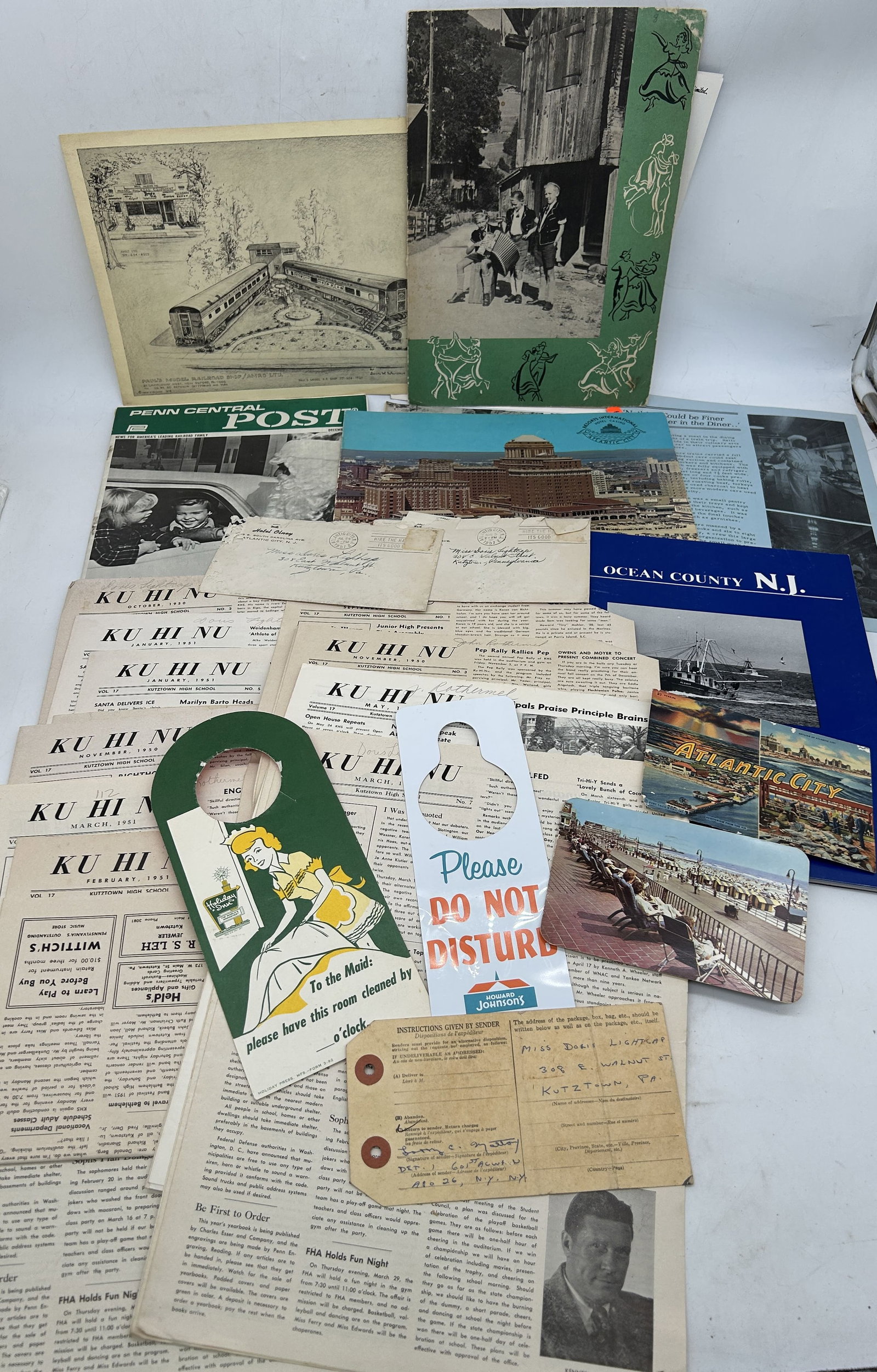 Altantic City NJ Ephemera Howard Johnson Hotel Advertising 1950s: Altantic City NJ Ephemera Howard Johnson Hotel Advertising 1950s.
