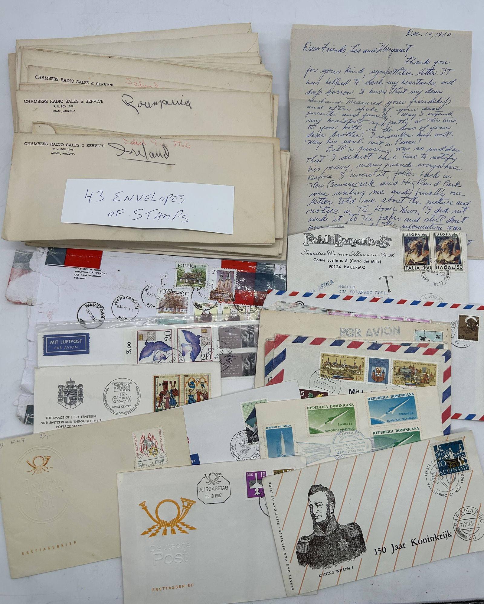 Envelopes of Stamps Foreign Locations Rhodesia Bavaria Switzerland Turkey and More: Envelopes of Stamps Foreign Locations Rhodesia Bavaria Switzerland Turkey and More.