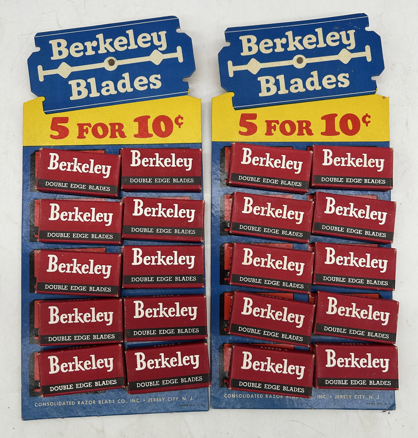 Berkeley Blades Store Advertising Displays w Product (2): Berkeley Blades Store Advertising Displays w Product (2). 11" by 5"