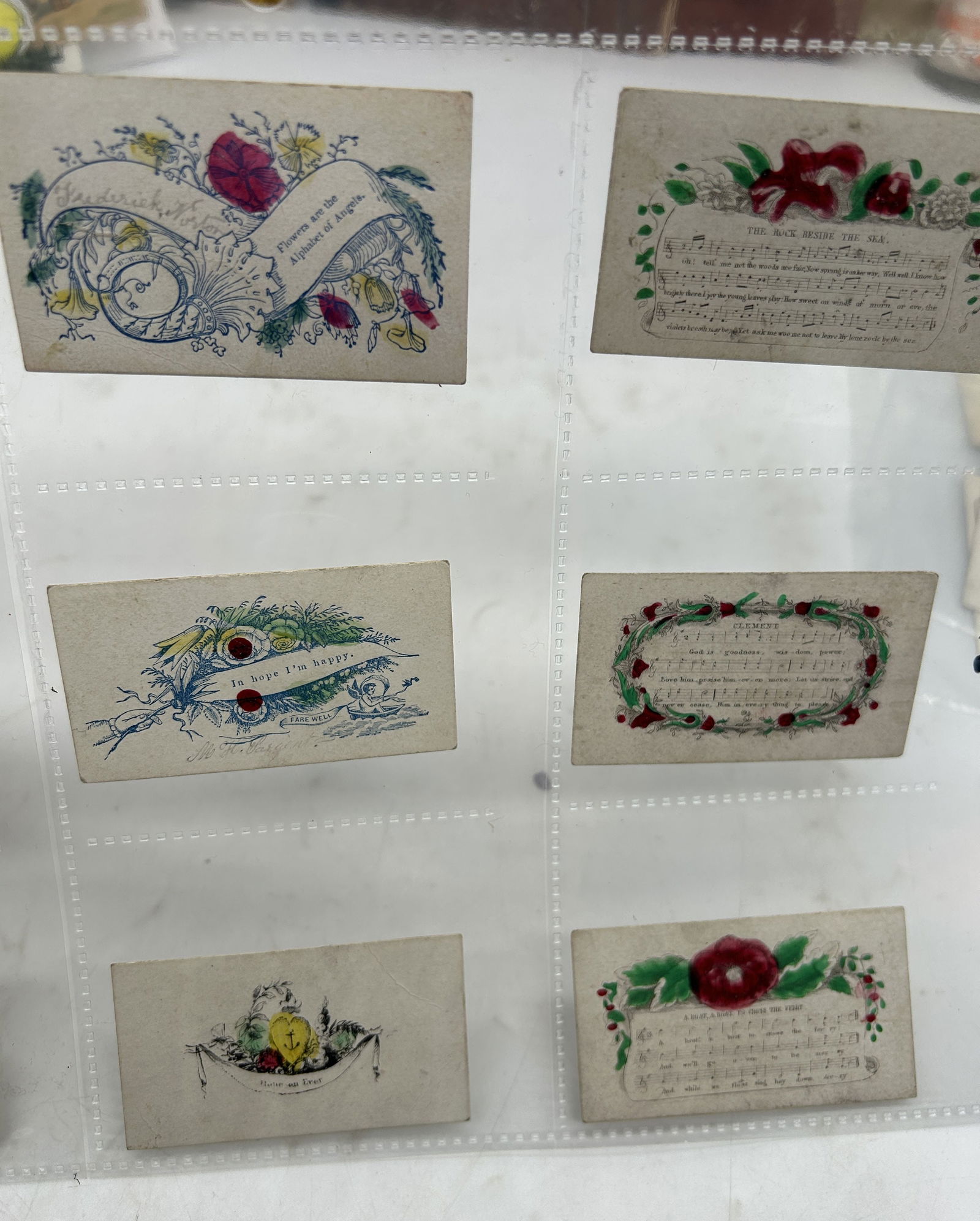 Antique Victorian Era Friendship Cards or Calling Cards Bridal Wishes: Antique Victorian Era Friendship Cards or Calling Cards Bridal Wishes.