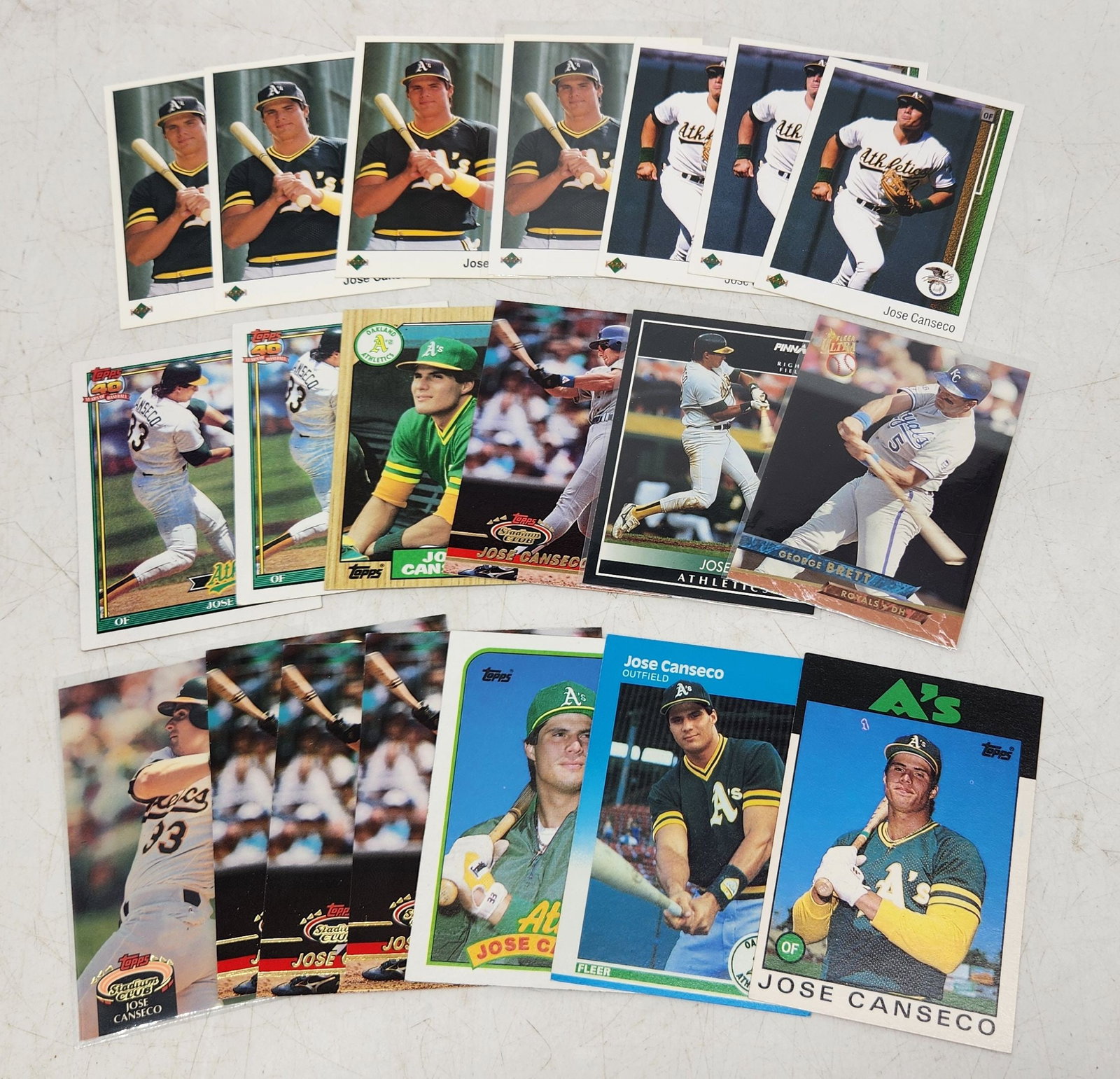 20 Cards Lot - Jose Canseco NRMT-MT: 20 Cards Lot - Jose Canseco NRMT-MT.