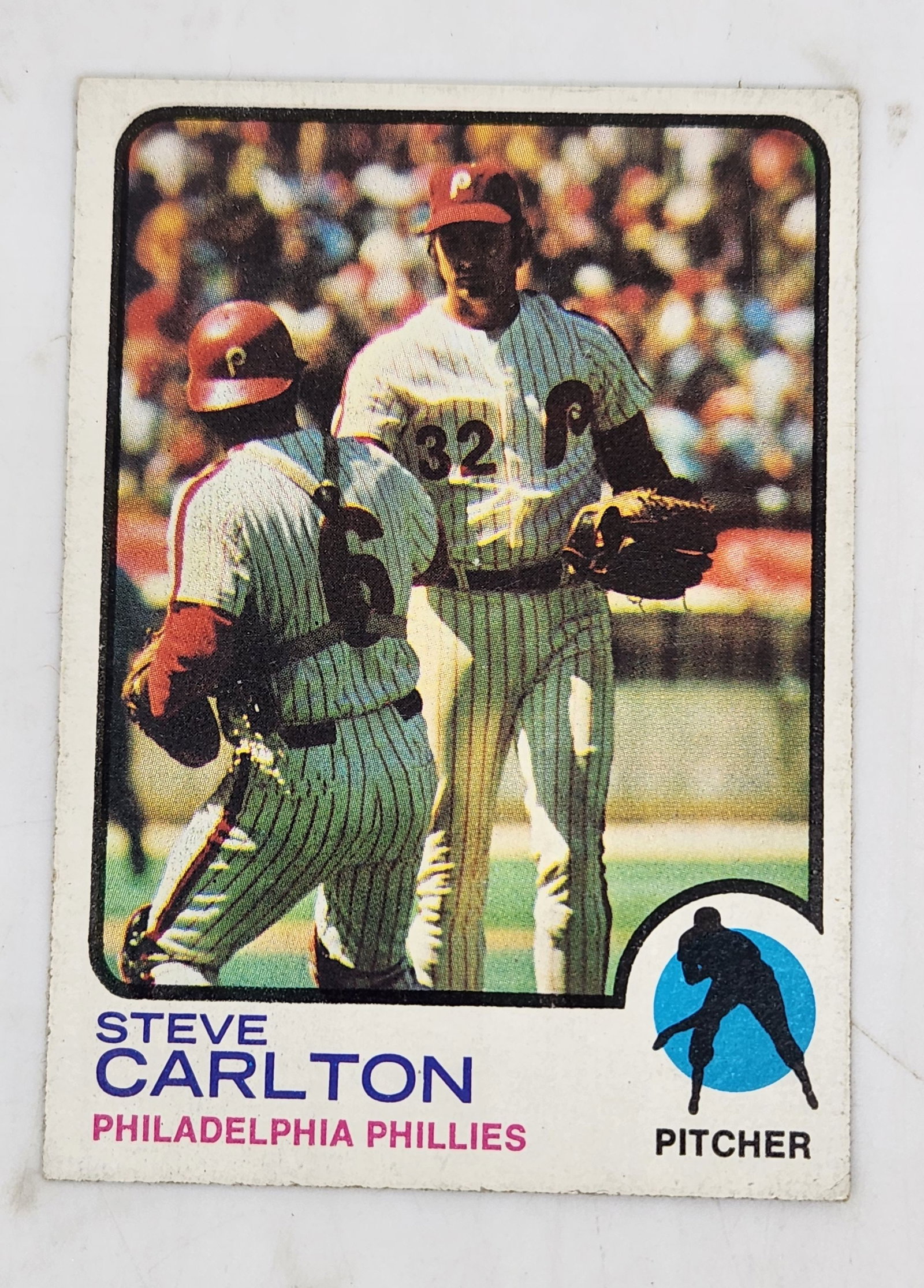 1973 Topps Baseball Steve Carlton Ex: 1973 Topps Baseball Steve Carlton Ex.