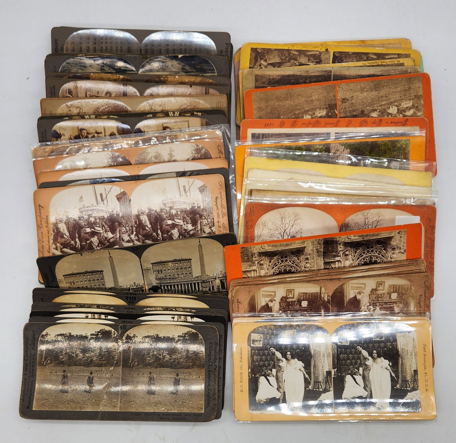 Vintage Stereoview Cards - Keystone & H.C. White Publishers (1 of 6)