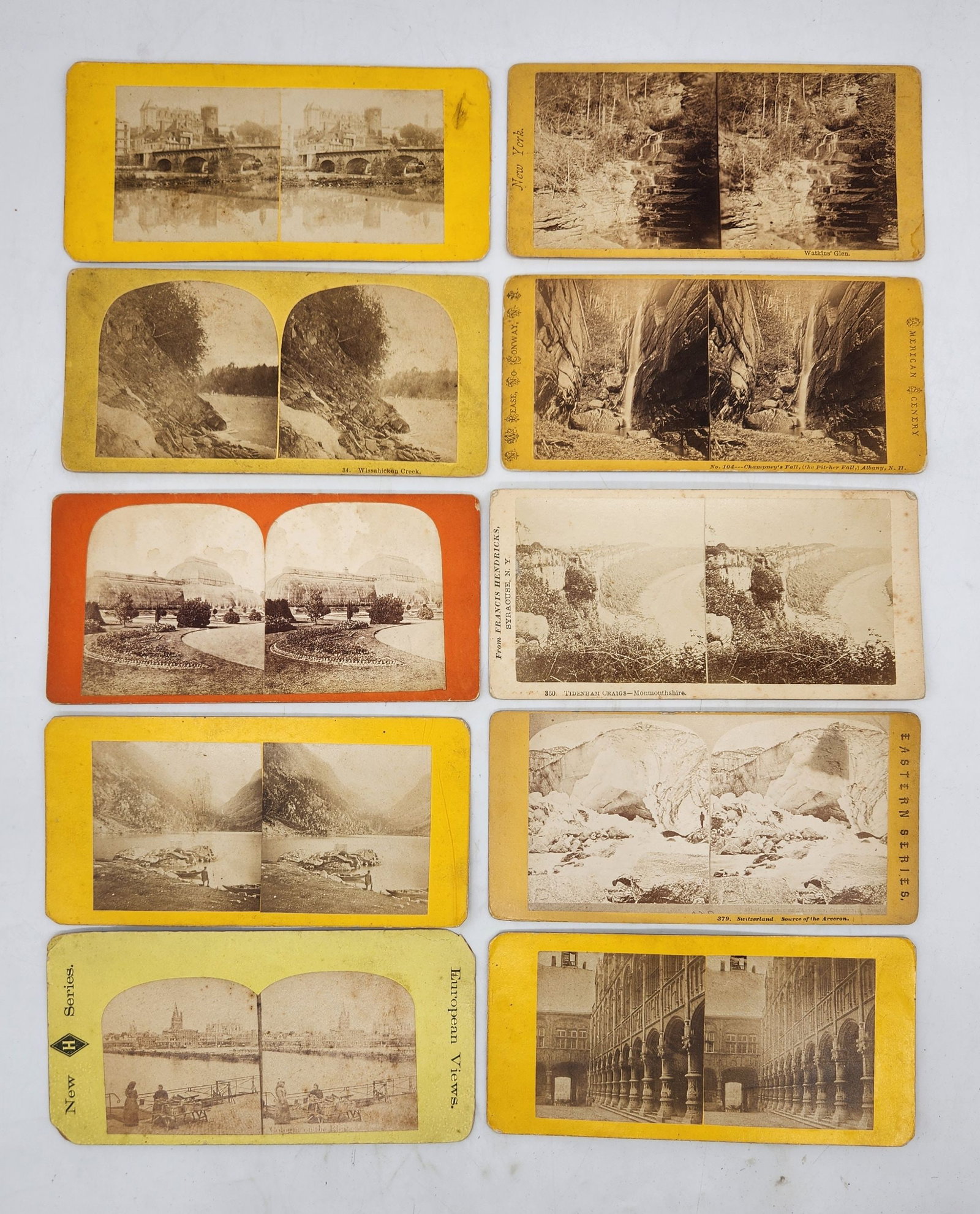 Vintage Stereoscopic View Cards - Landscapes, Buildings, People (1 of 5)