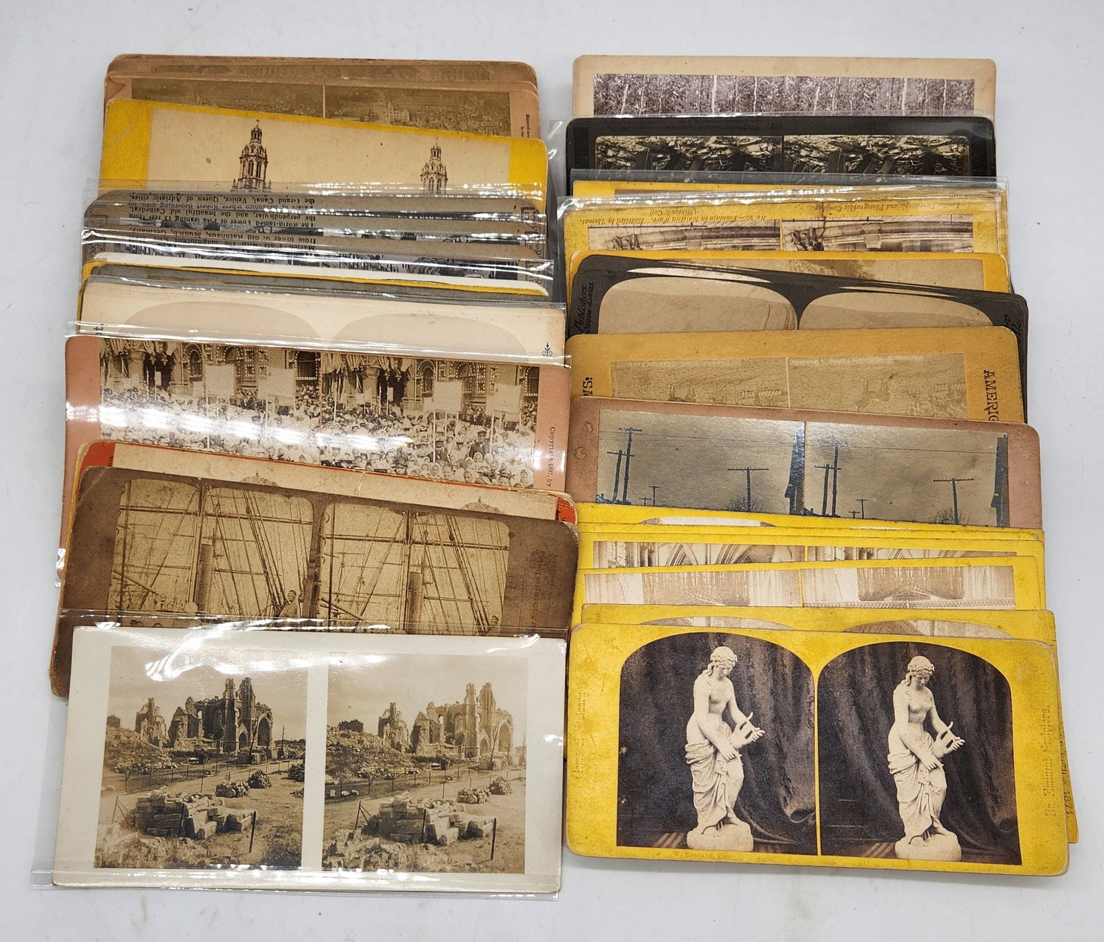 Antique Stereoview Card Collection - Various Scenes (1 of 7)