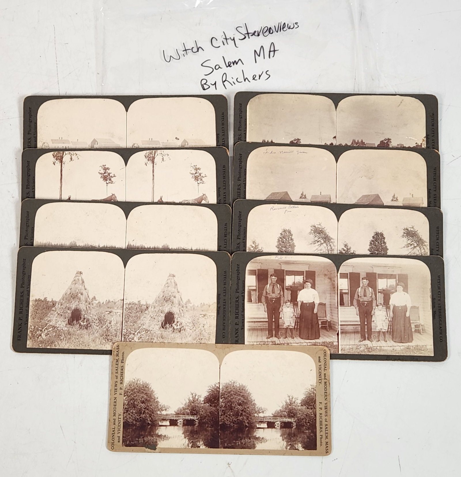 Vintage Salem MA Stereo Views - Witch City Stereograph Co. - Lot of 10 (1 of 7)