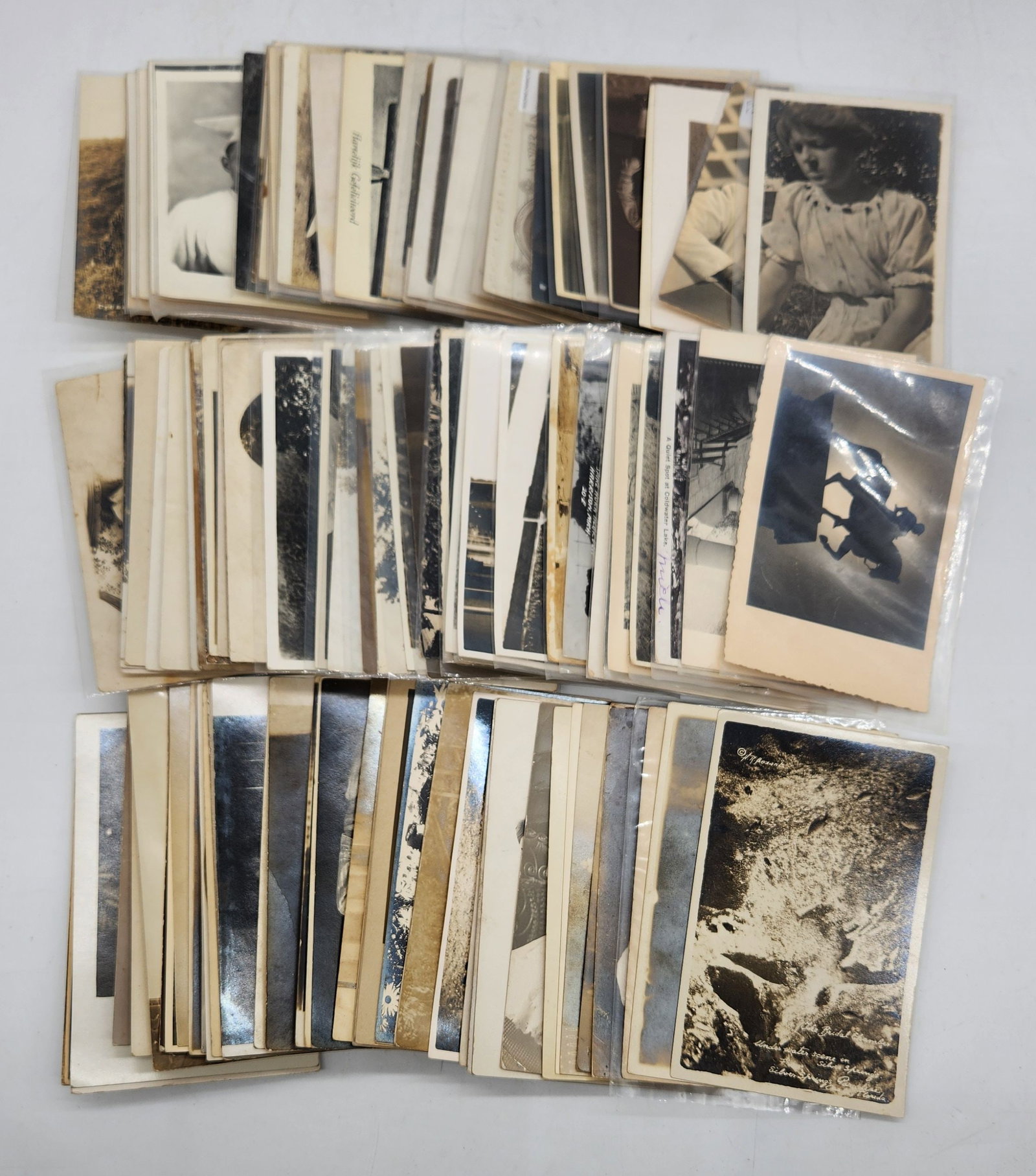 Antique Black & White Photo & Postcard Rppc Lot (1 of 8)