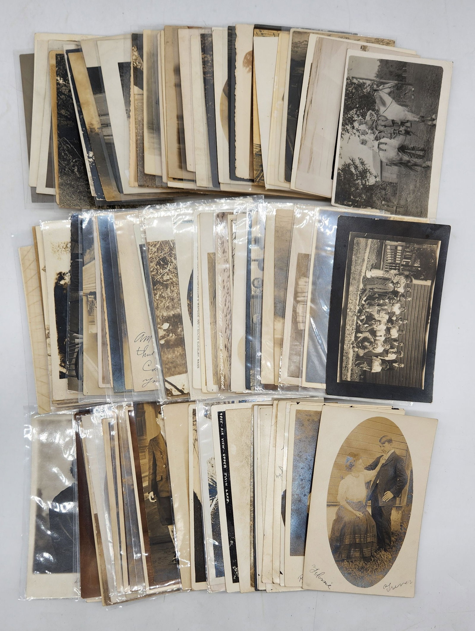 Vintage Black & White Photographs & Postcards Rppc Lot (1 of 6)