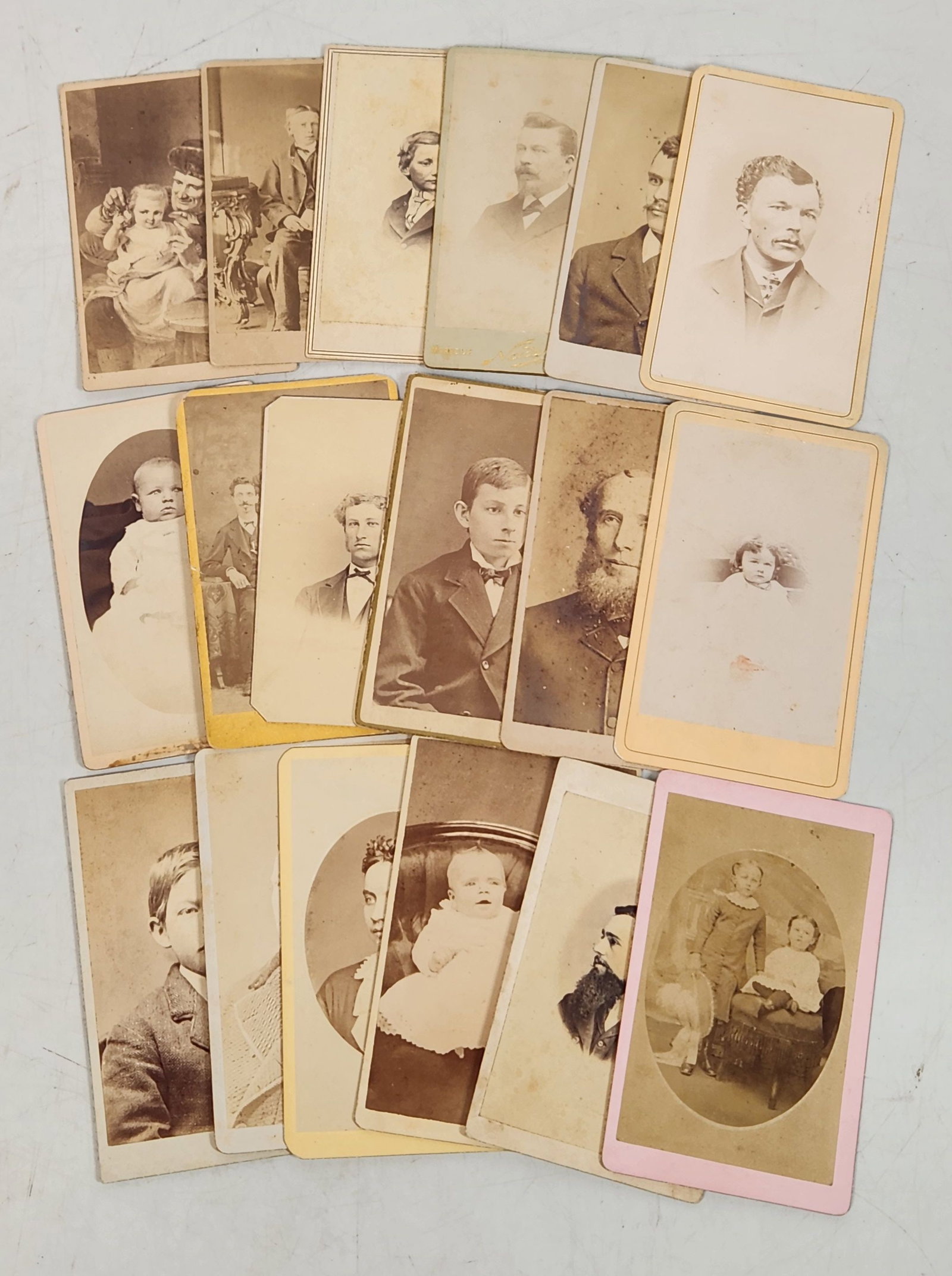 CDV Photo lot - Late 19th/Early 20th Century Portraits (1 of 8)