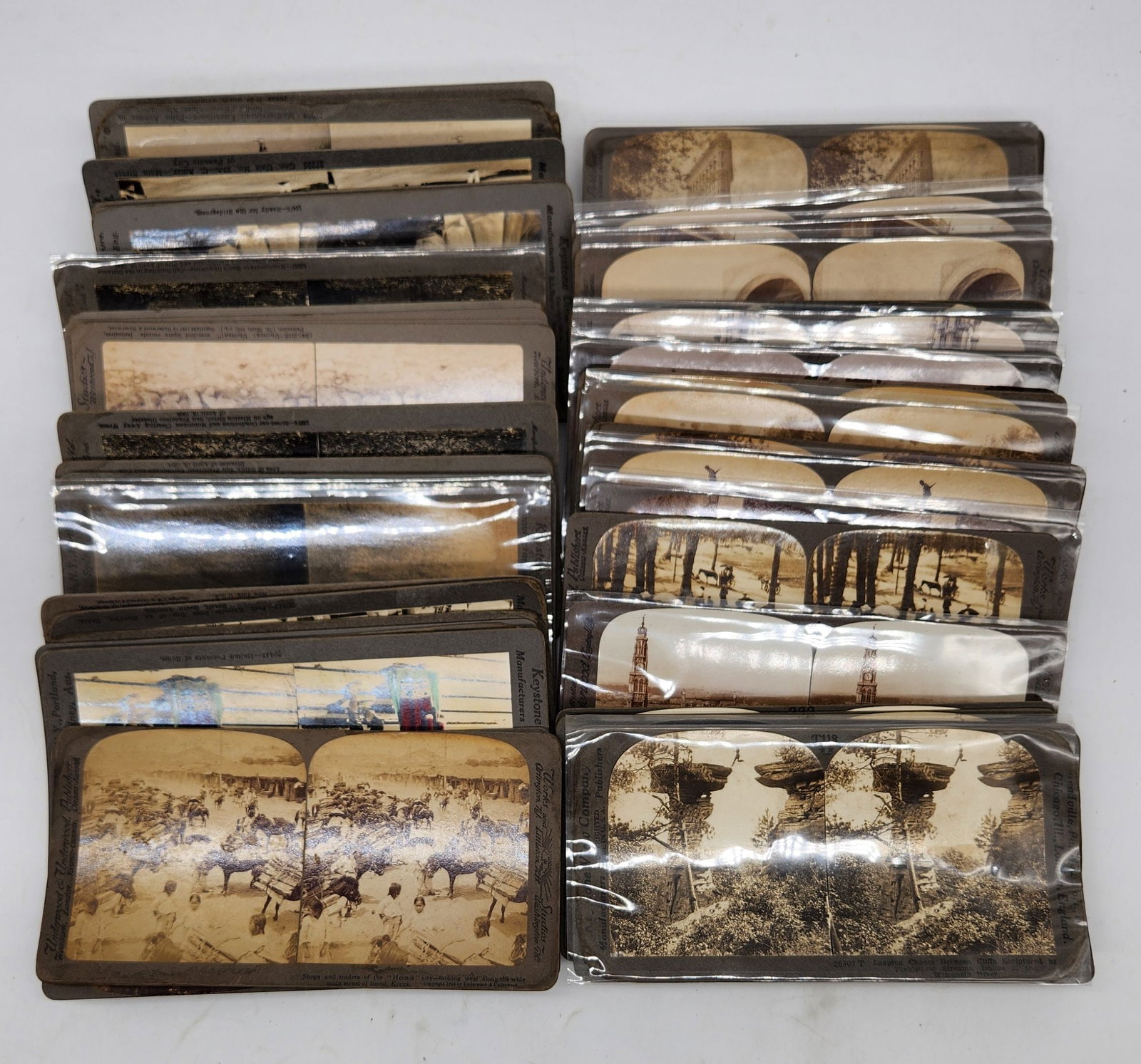 Antique Keystone & Underwood Stereoview Cards - Lot of Vintage Views (1 of 7)