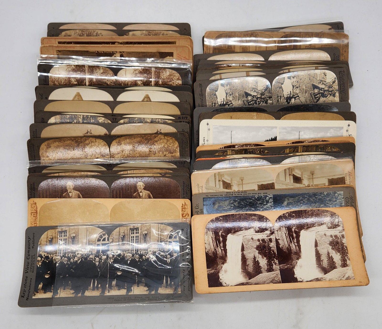 Antique Stereoview Cards Lot - 50+ Historical Scenes (1 of 6)