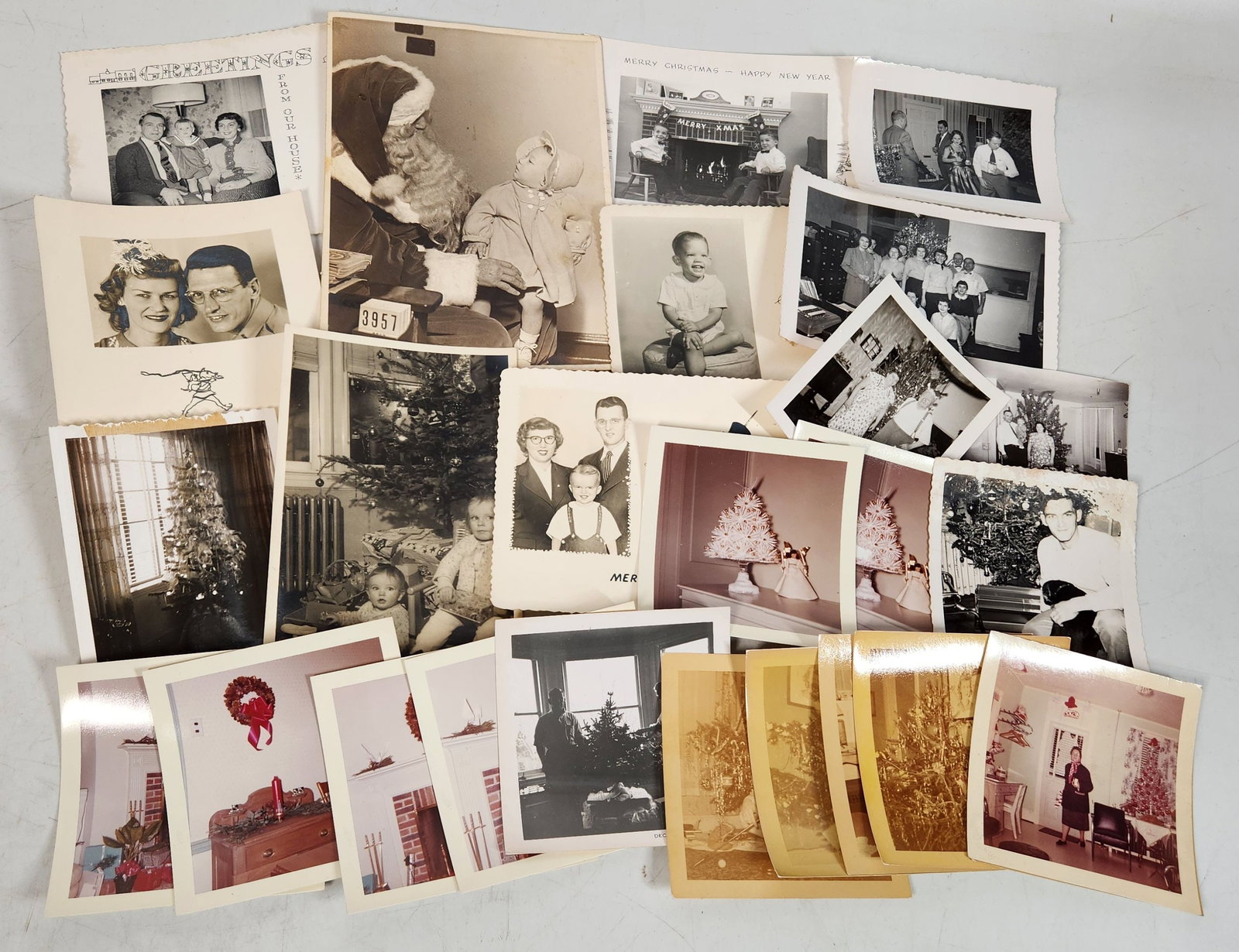 Vintage Christmas Photographs & Greeting Cards - Holiday Decor (1 of 5)