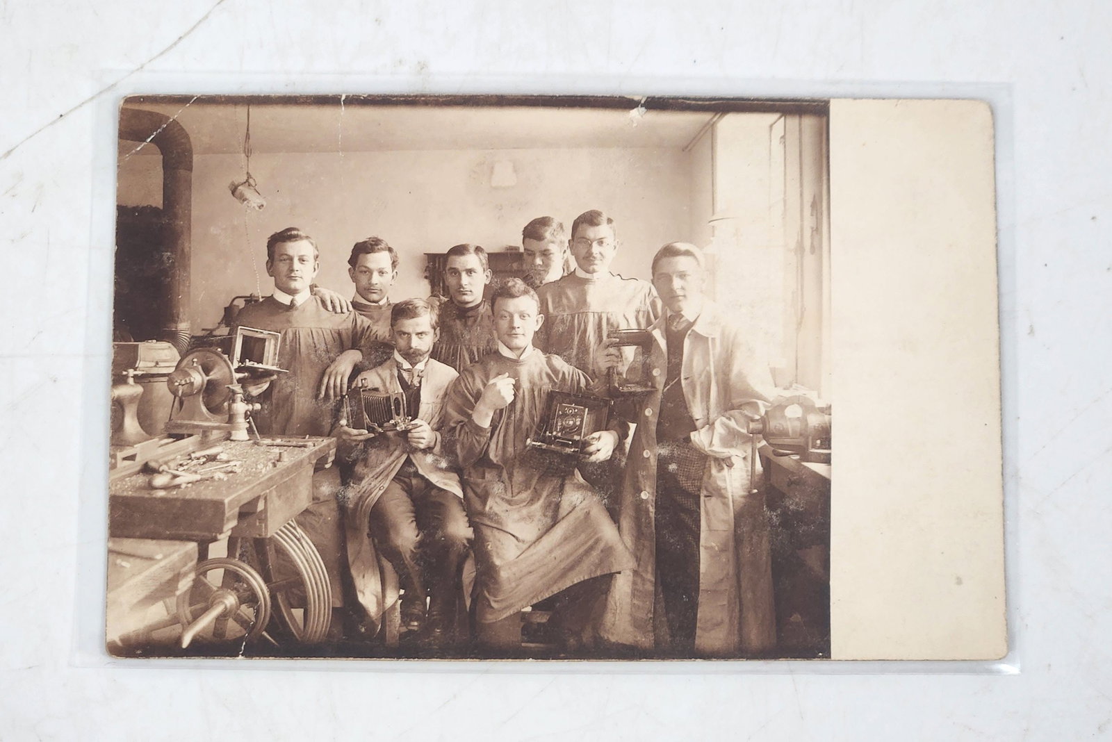 Antique Photo: German Camera Factory - Marked Postcard (1 of 6)