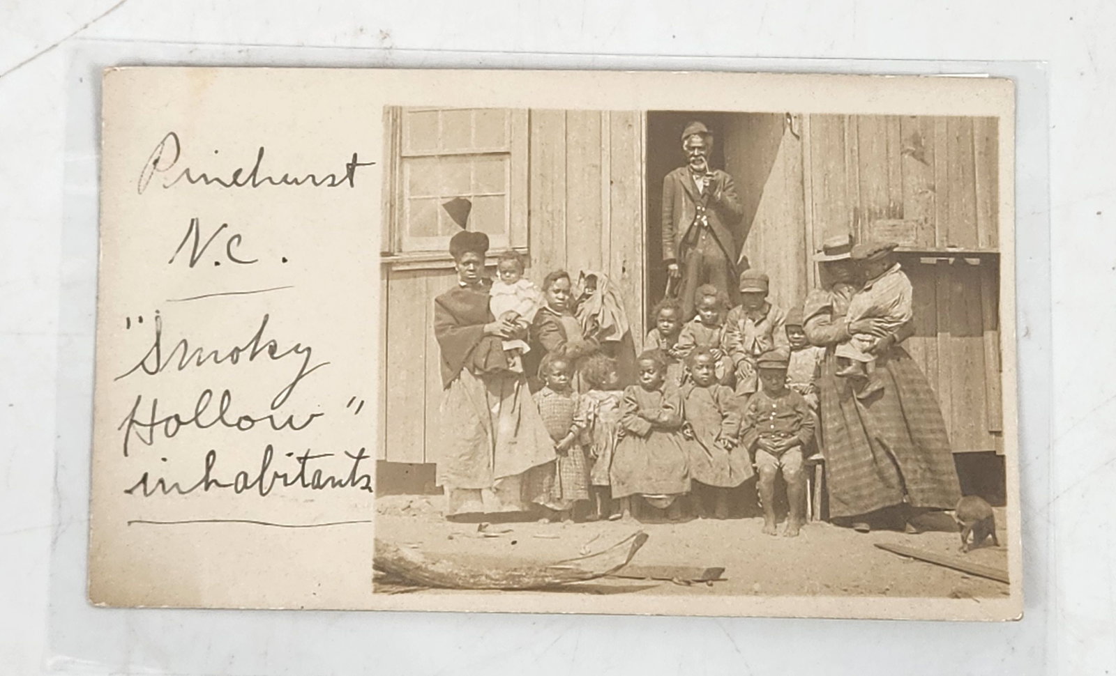 Antique Smokey Hollow Pinehurst NC African American Inhabitants Rppc Photo Postcard (1 of 6)