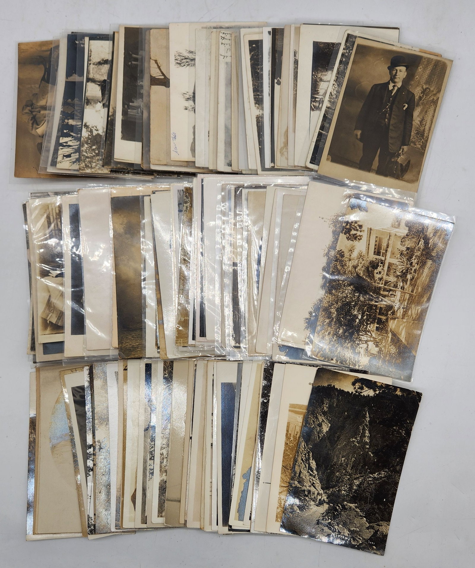 Antique Photo & Postcard RPPC Lot - Portraits, Landscapes (1 of 6)