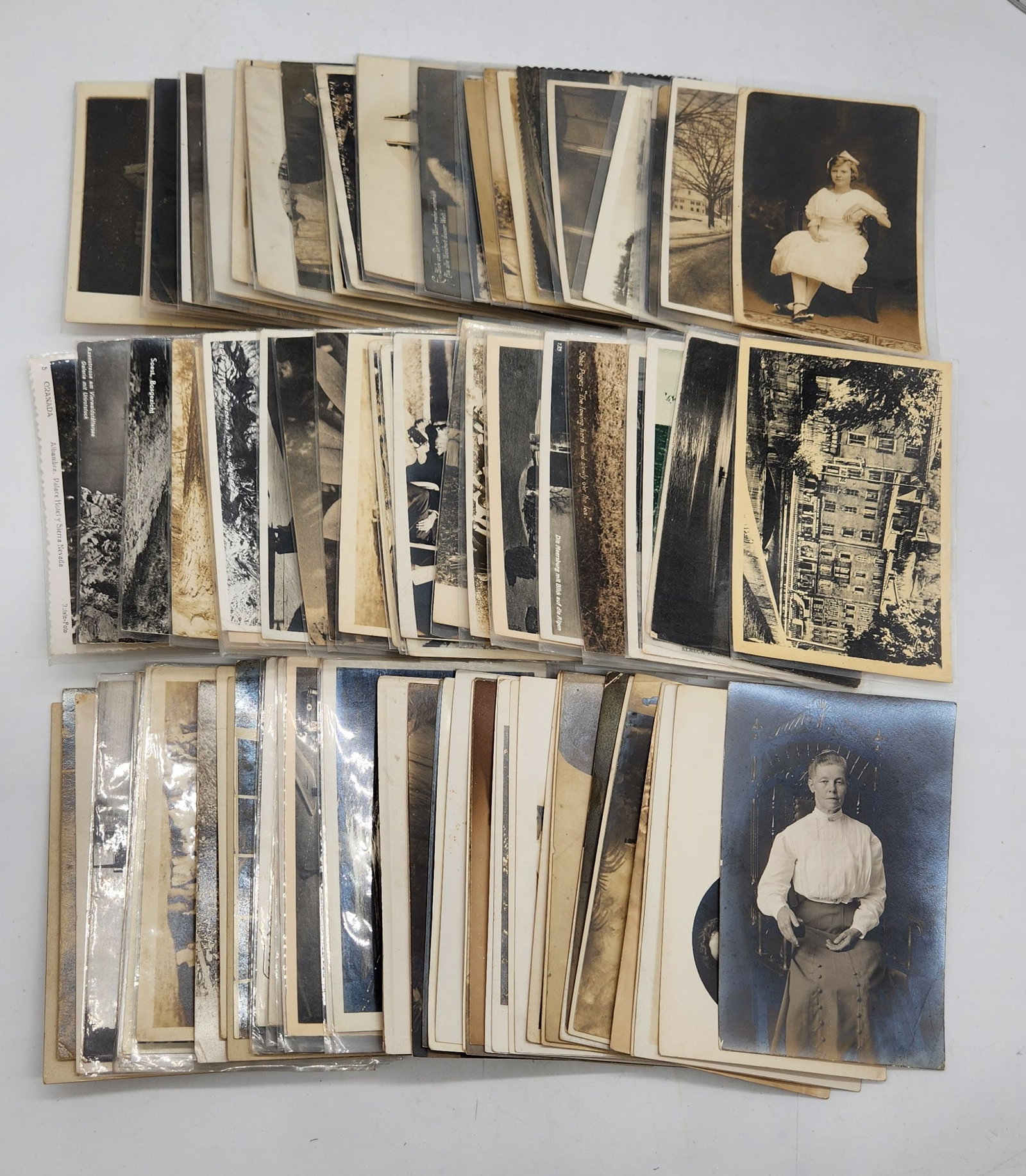 Vintage Black & White Photo & Postcard Rppc Lot - Landscapes, Portraits (1 of 8)