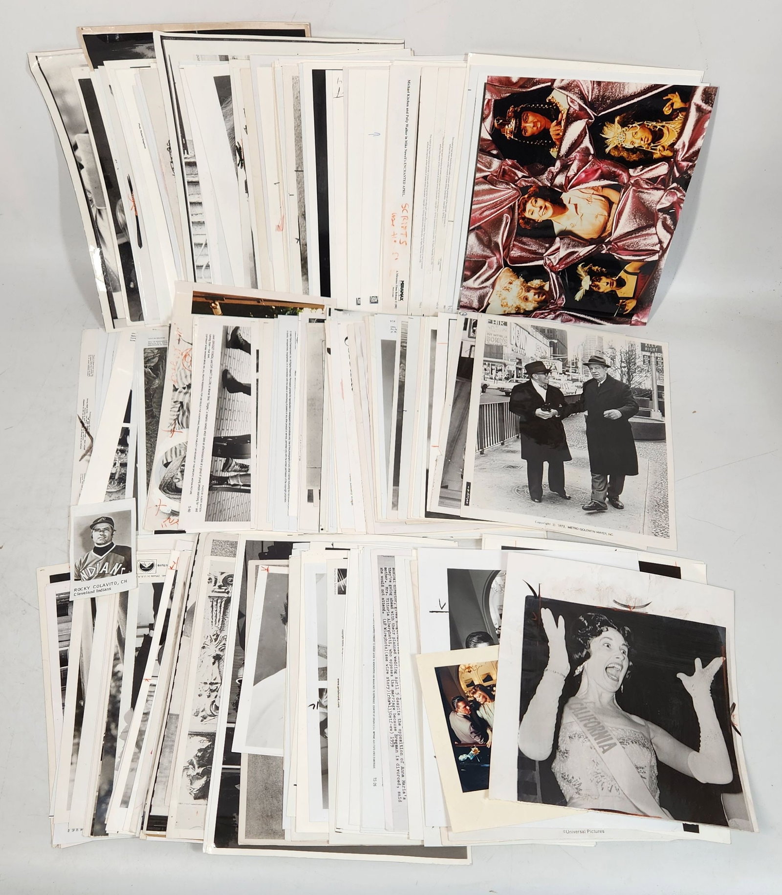 Vintage Press Photographs - Movie Scenes & Celebrities (1 of 10)