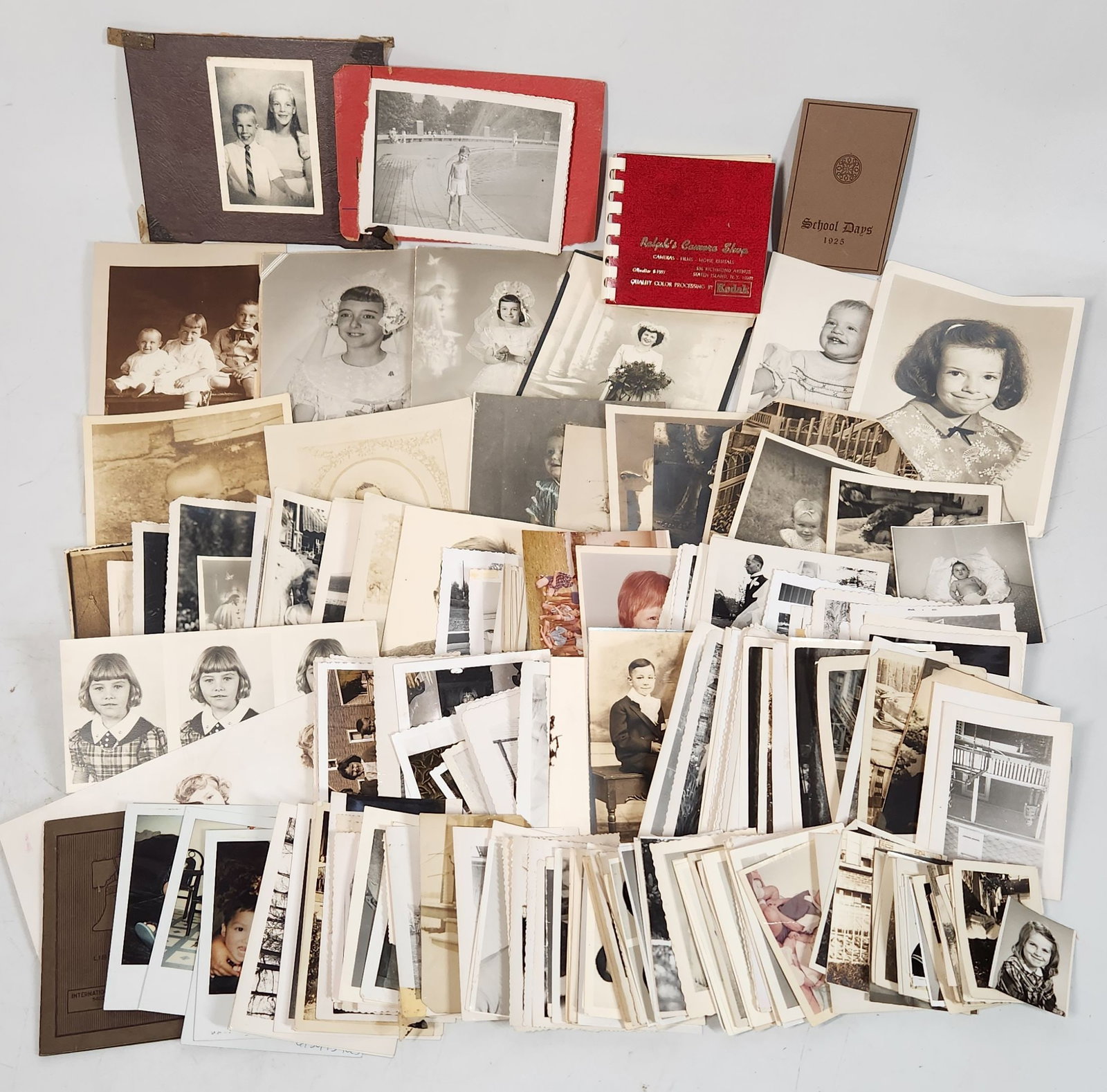 Vintage Photographs Lot - Portraits, Buildings, School Days 1925 (1 of 8)