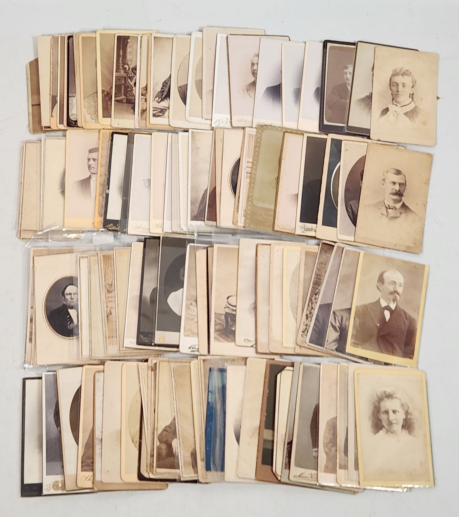 Vintage Cdv Photo Lot - Late 19th/Early 20th Century Portraits (1 of 6)
