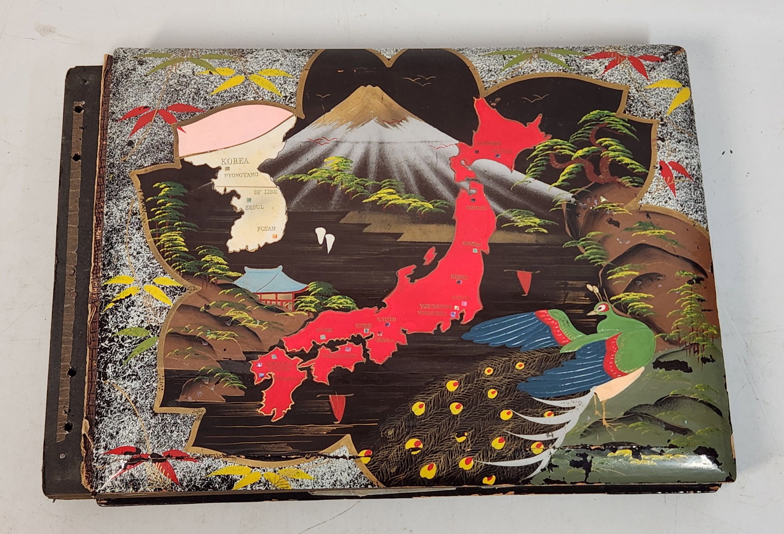 Vintage Photo Album - Japan, Korea, Mt. Fuji Map Cover - 1940s-1960s (1 of 14)