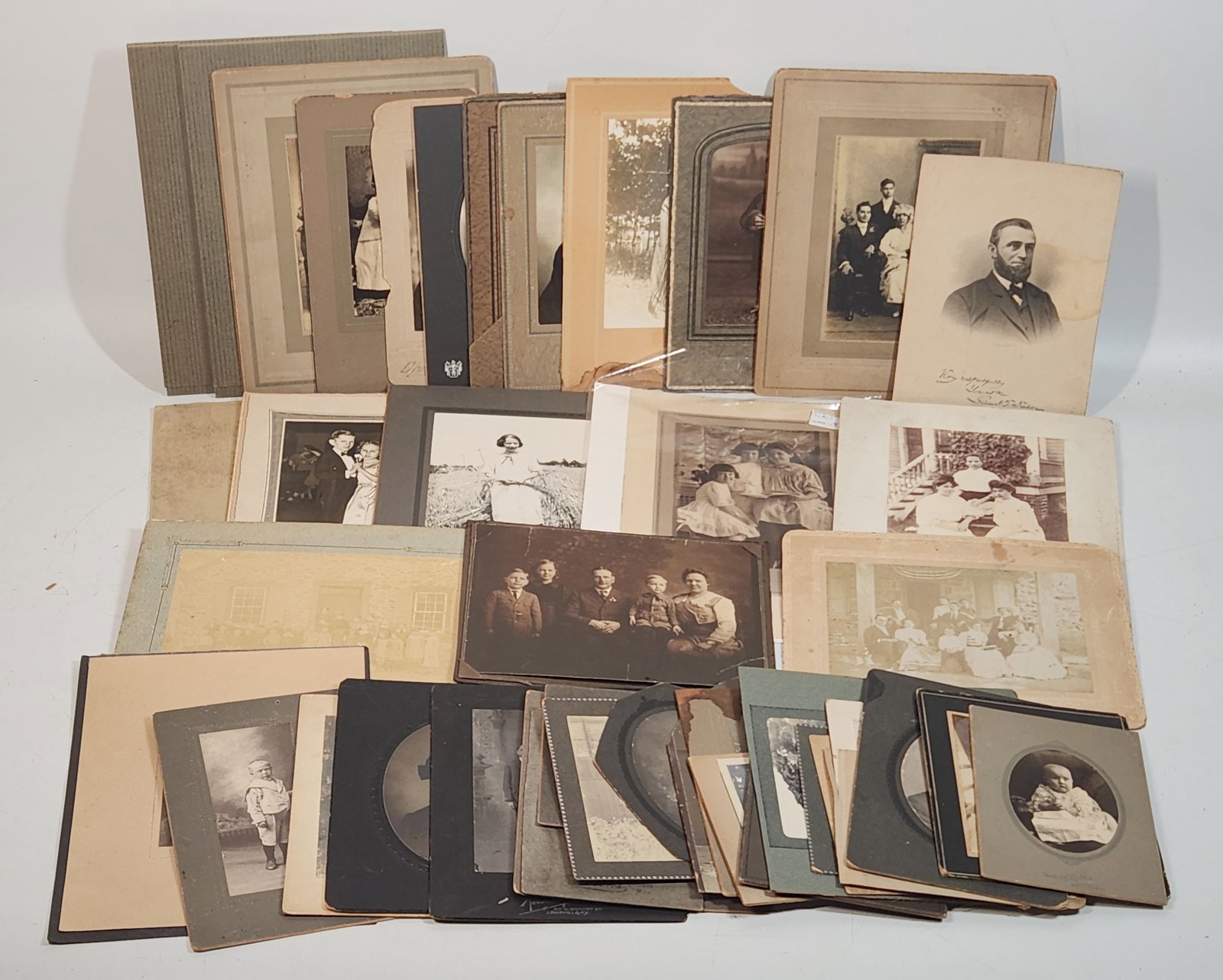 Antique Mounted Photographs - Portraits & Landscapes - Large Lot (1 of 8)