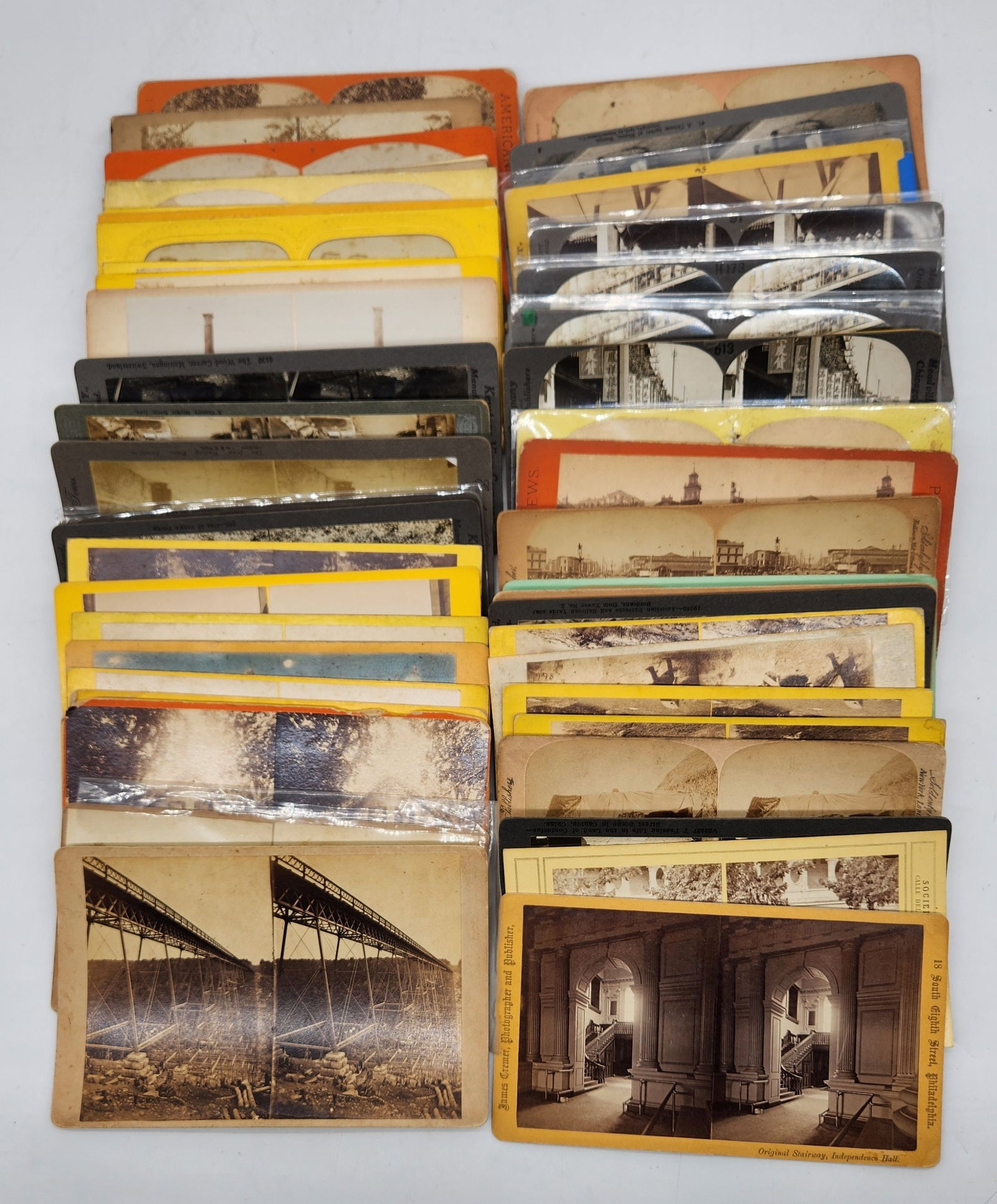 Vintage Stereoview Cards - Keystone View Company, B.W. Kilburn - 50 Count (1 of 8)