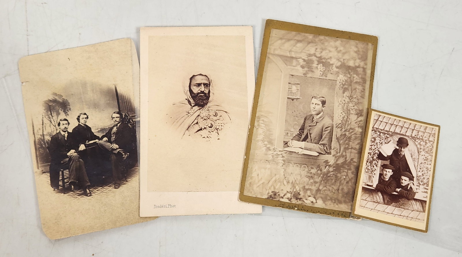 CDV Photographs - Men In Suits, Disderi Phot. - Lot of 4 (1 of 7)