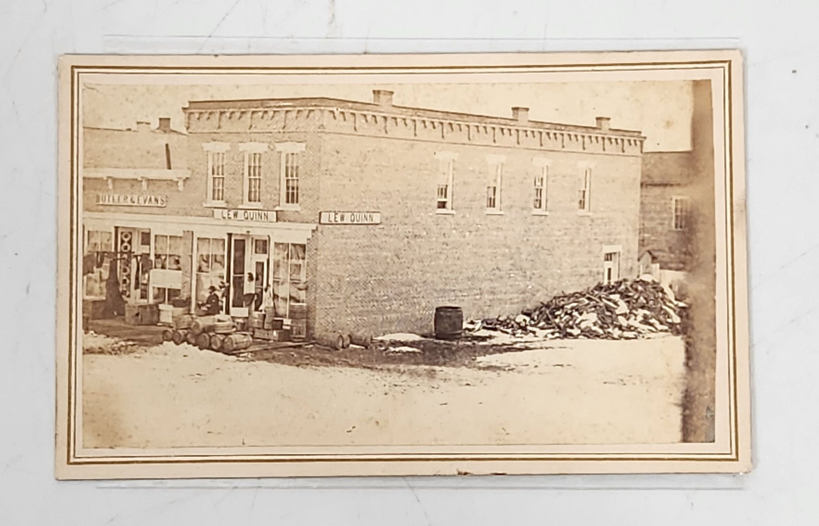 Antique Lew Quinn Store CDV Photograph - Cincinnati, Ohio (1 of 5)