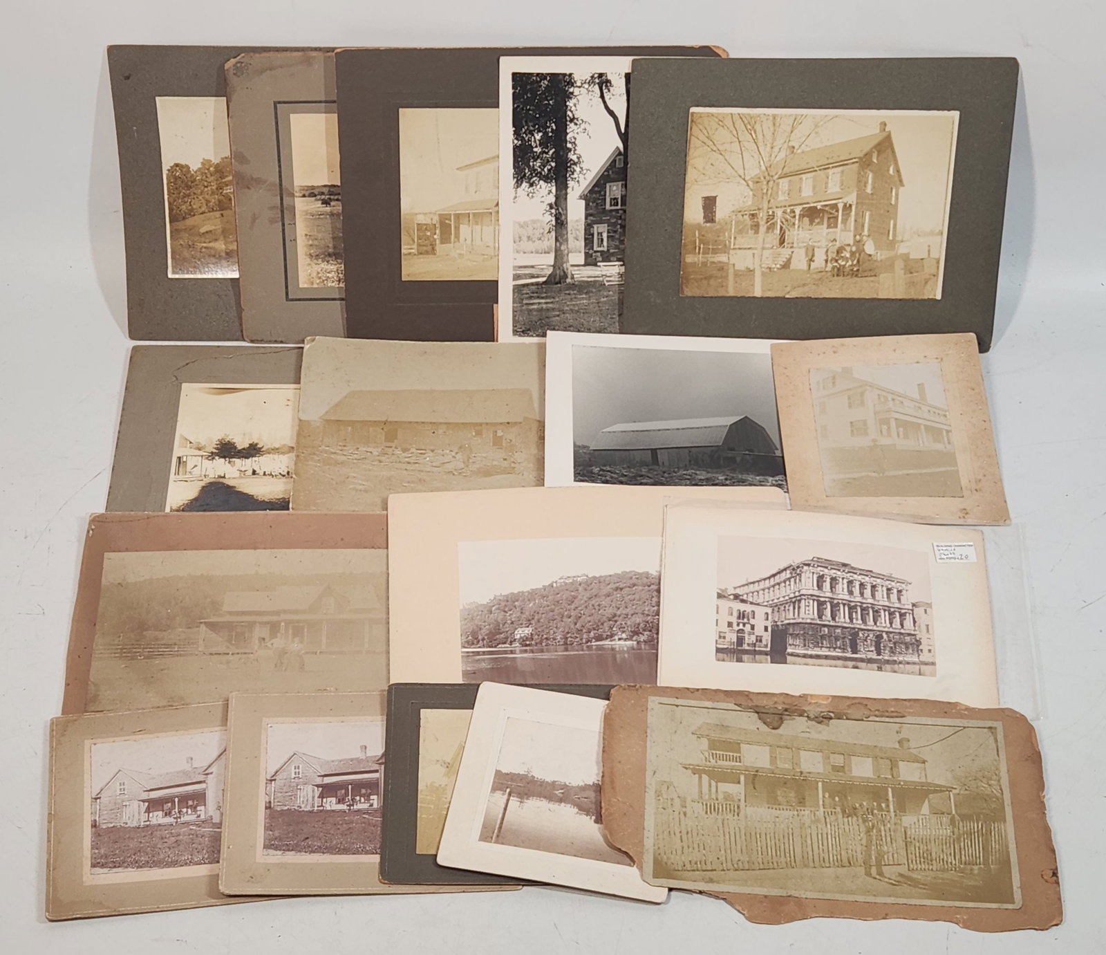 Vintage Black & White Photographs - Farmhouses, Buildings, Barns (1 of 5)