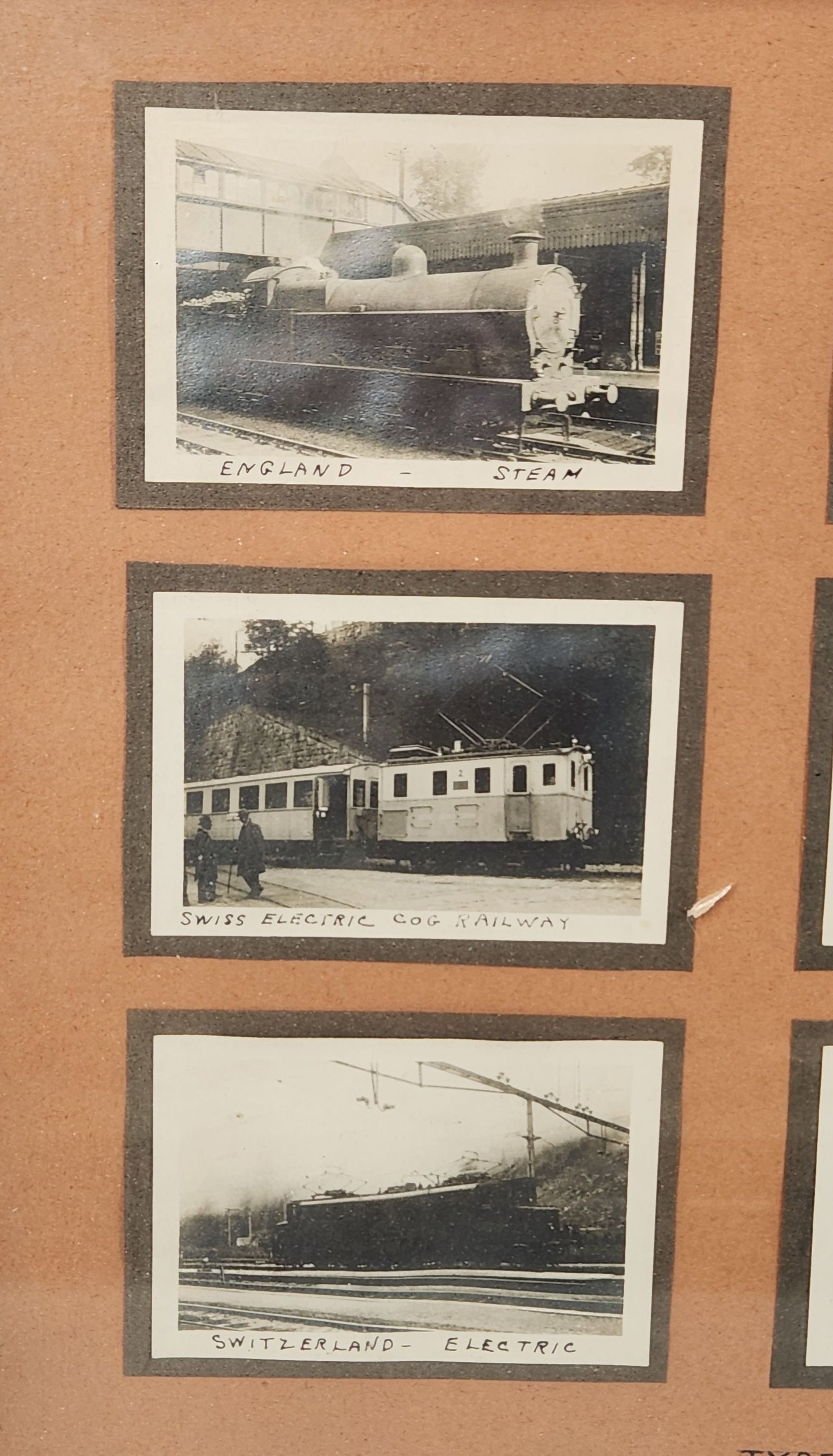 Vintage European Locomotives 1931 Framed Photo Collage (1 of 6)