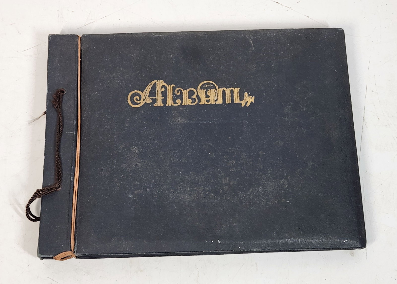 Antique Photo Album - Japanese Photos, Black Pages, String Bound (1 of 10)