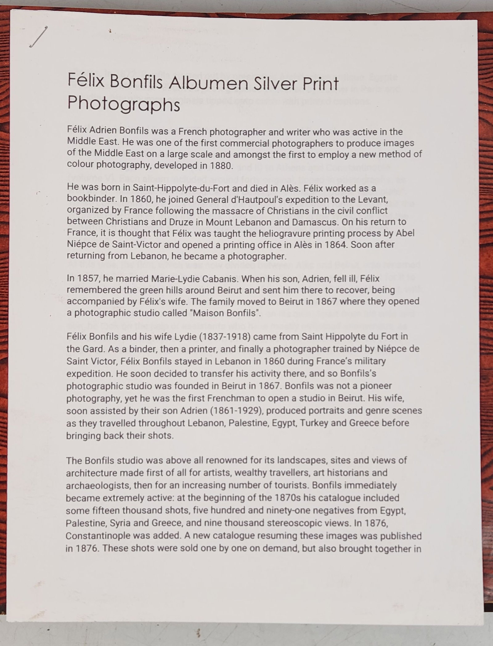 Vintage Felix Bonfils Holy Land Photograph Album (1 of 16)