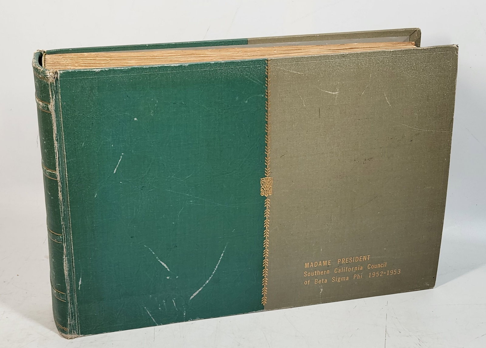 Vintage 1952-53 Beta Sigma Phi Scrapbook - Southern California Council (1 of 15)